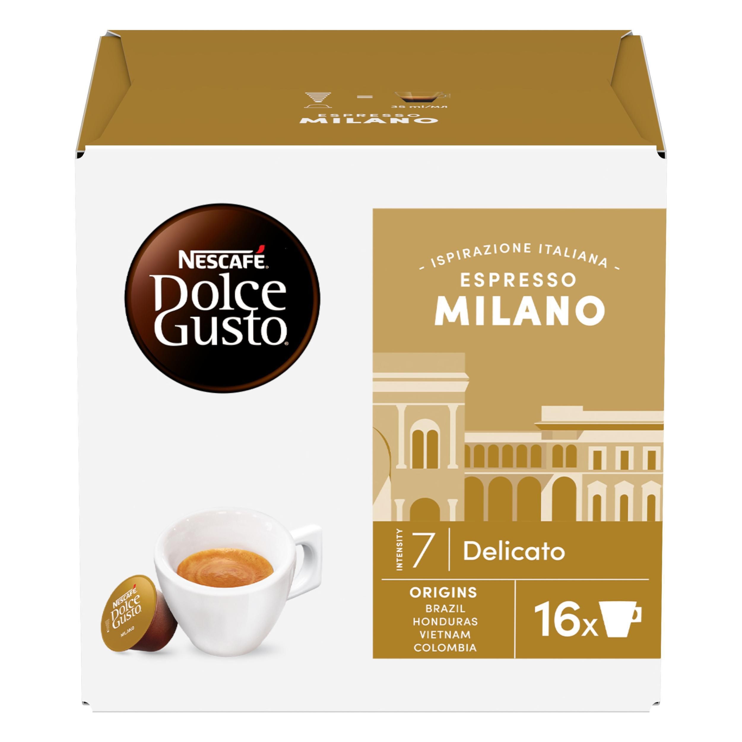 Nápoje - Nescafé Dolce Gusto Espresso Milano kávové kapsle 16 ks
