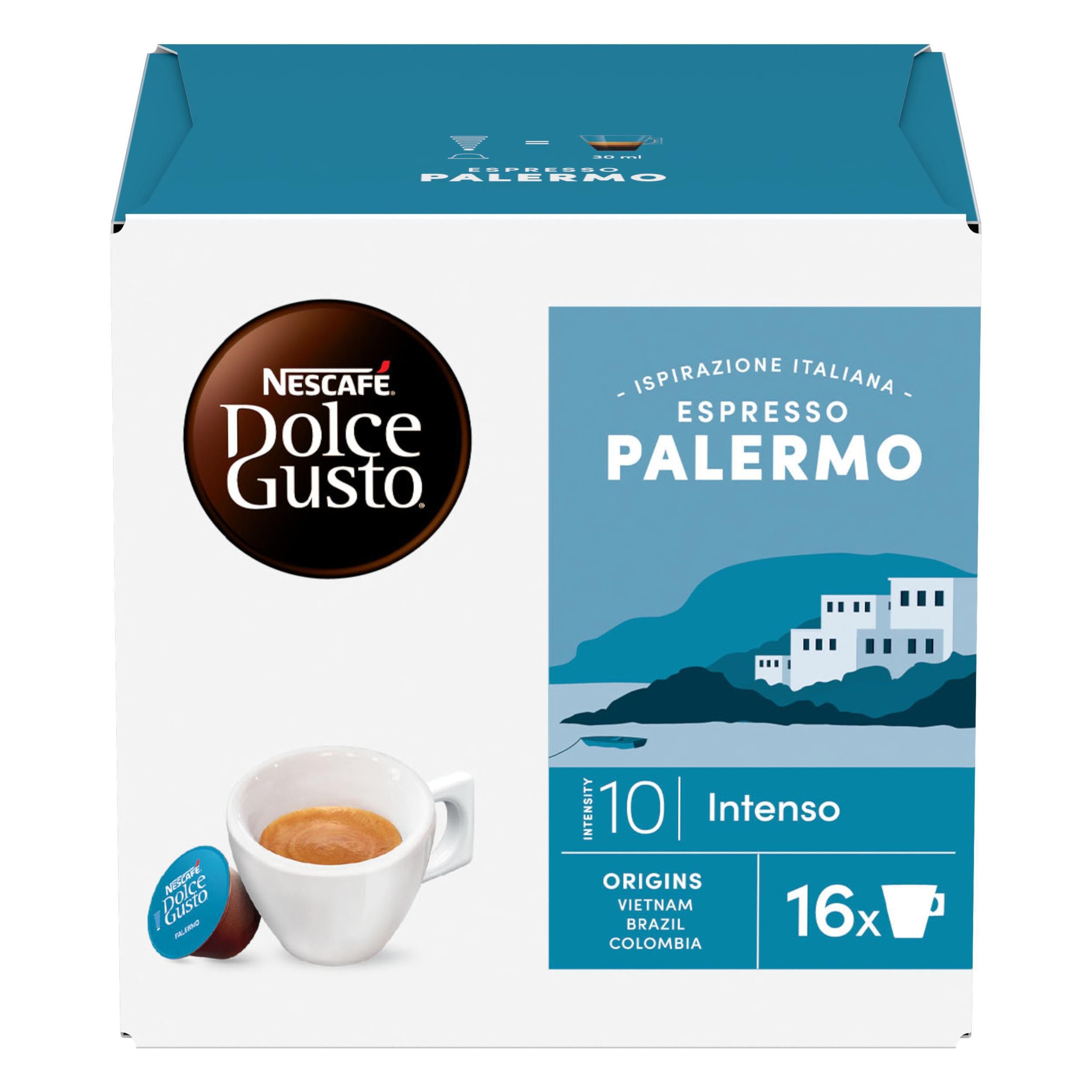 Nápoje - Nescafé Dolce Gusto Espresso Palermo - kávové kapsle - 16 ks