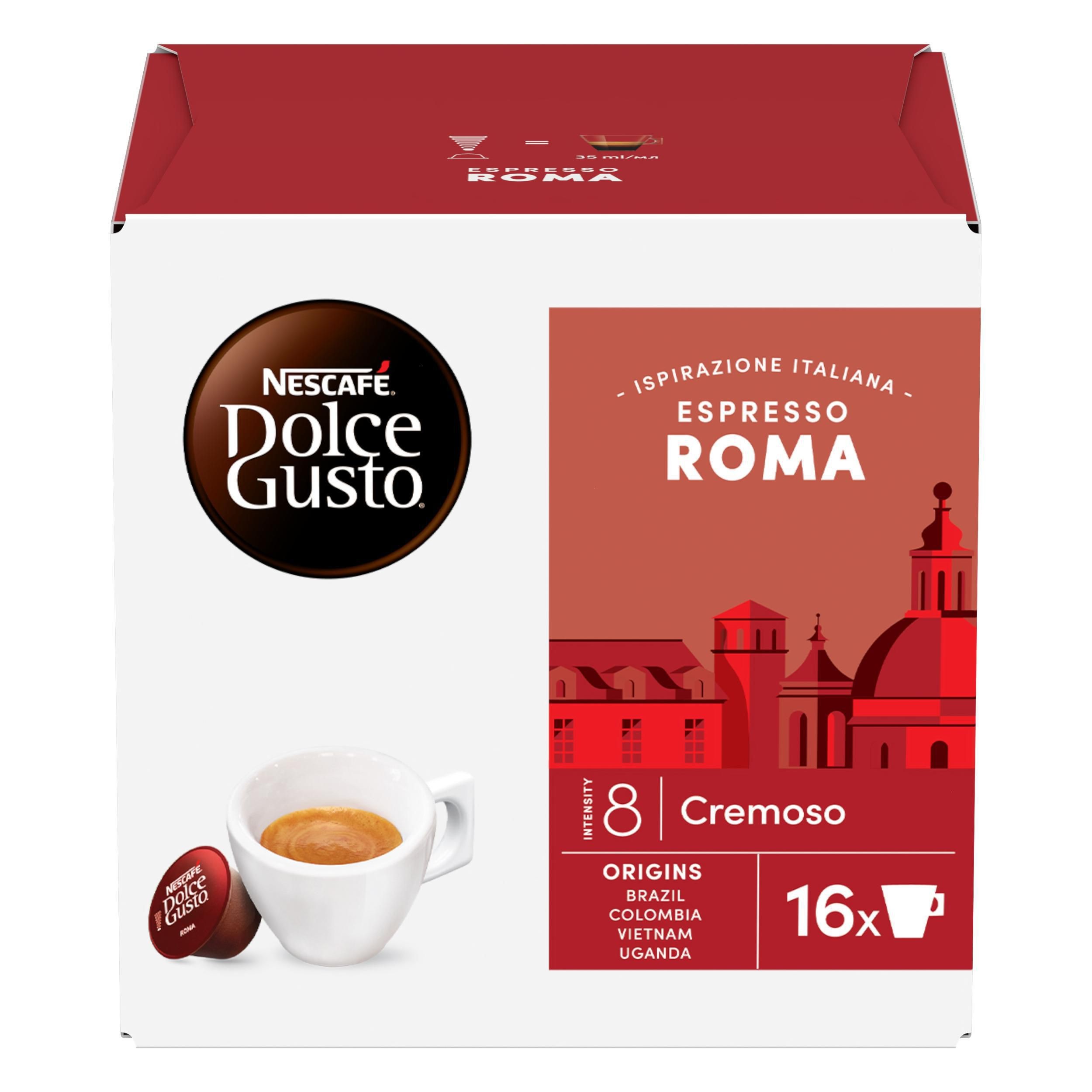 Nápoje - Nescafé Dolce Gusto Espresso Roma - kávové kapsle - 16 ks