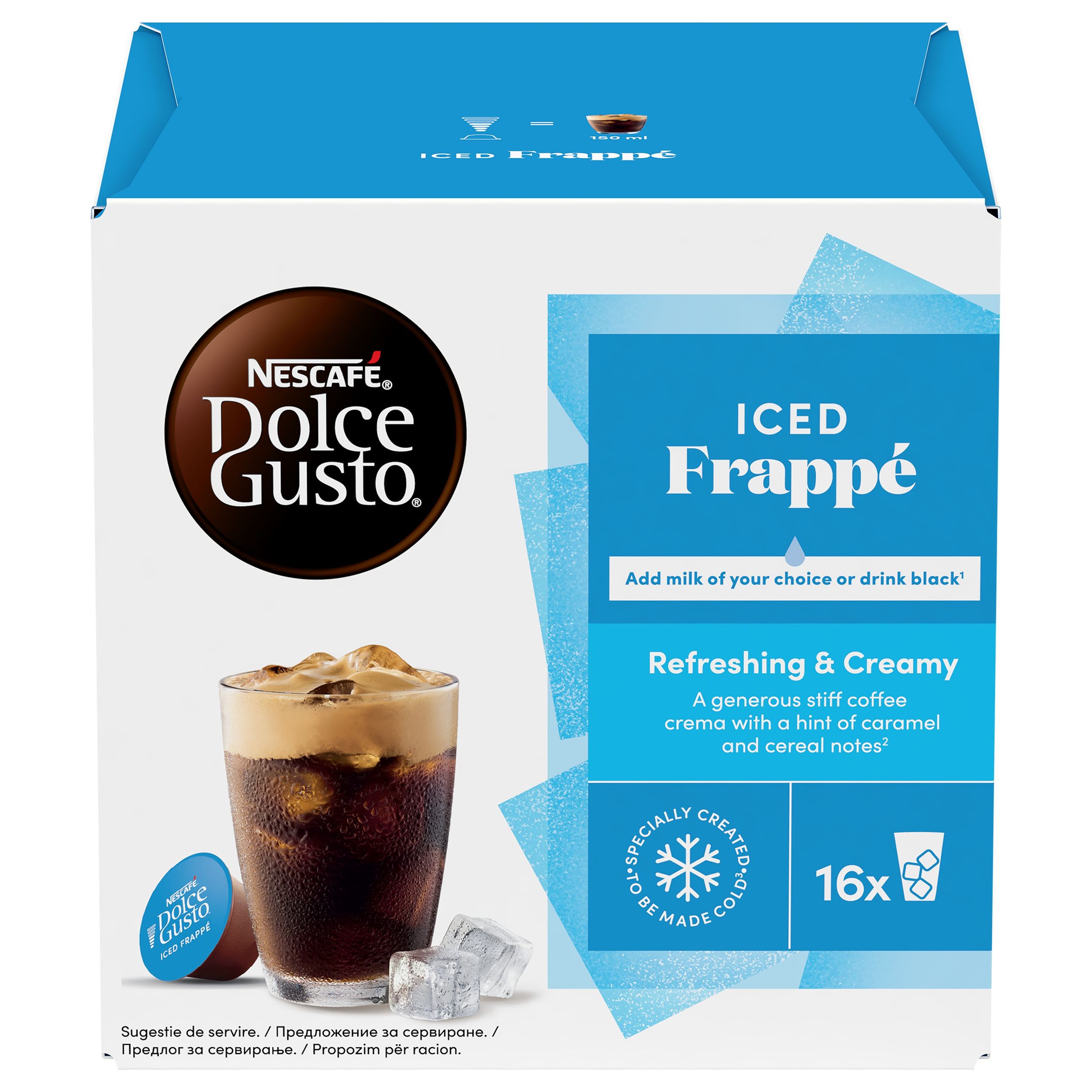 Nápoje - Nescafé Dolce Gusto Iced Frappé kávové kapsle 16 ks