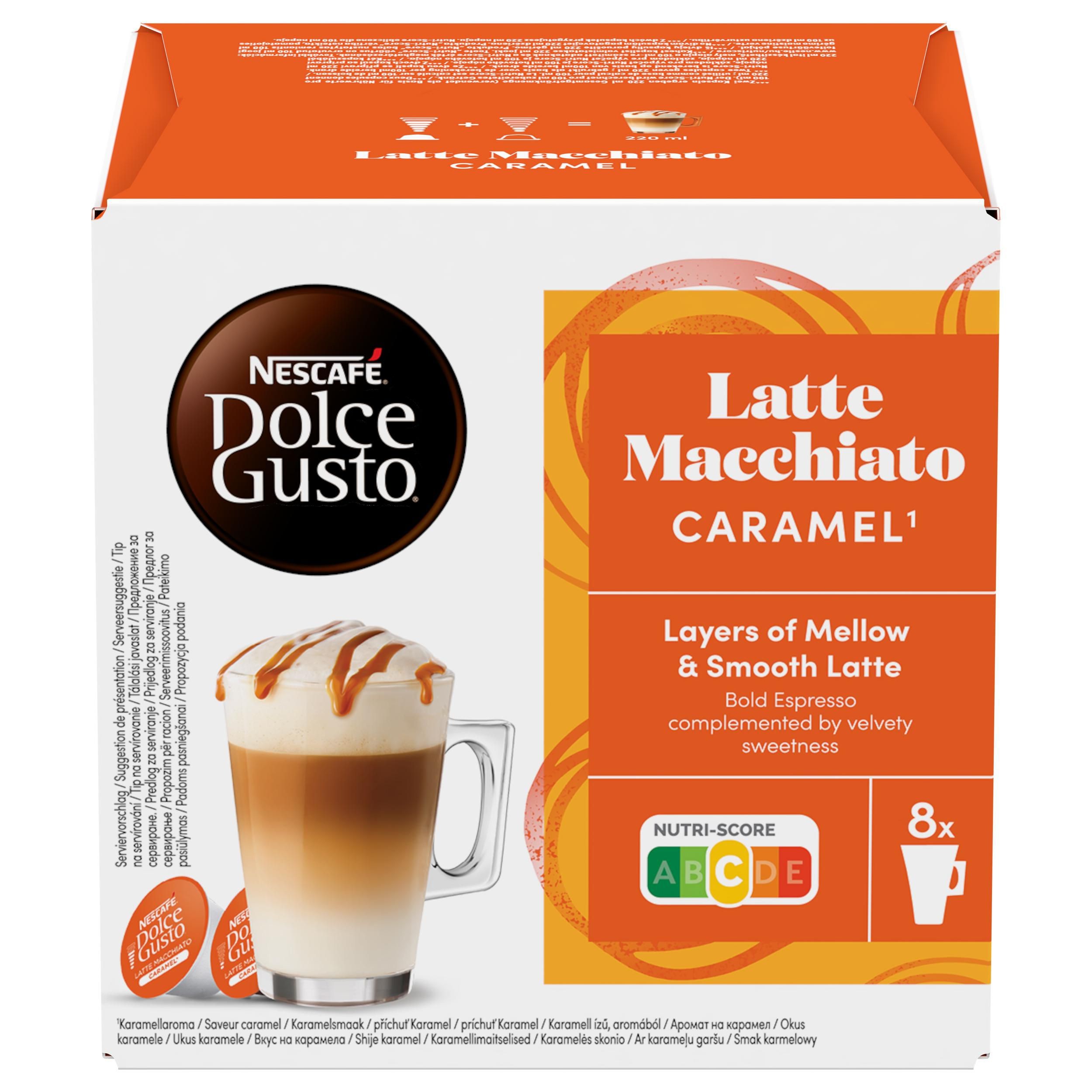Nescafé Dolce Gusto Latte Macchiato Caramel kávové kapsle 168,8g 16 ks-0