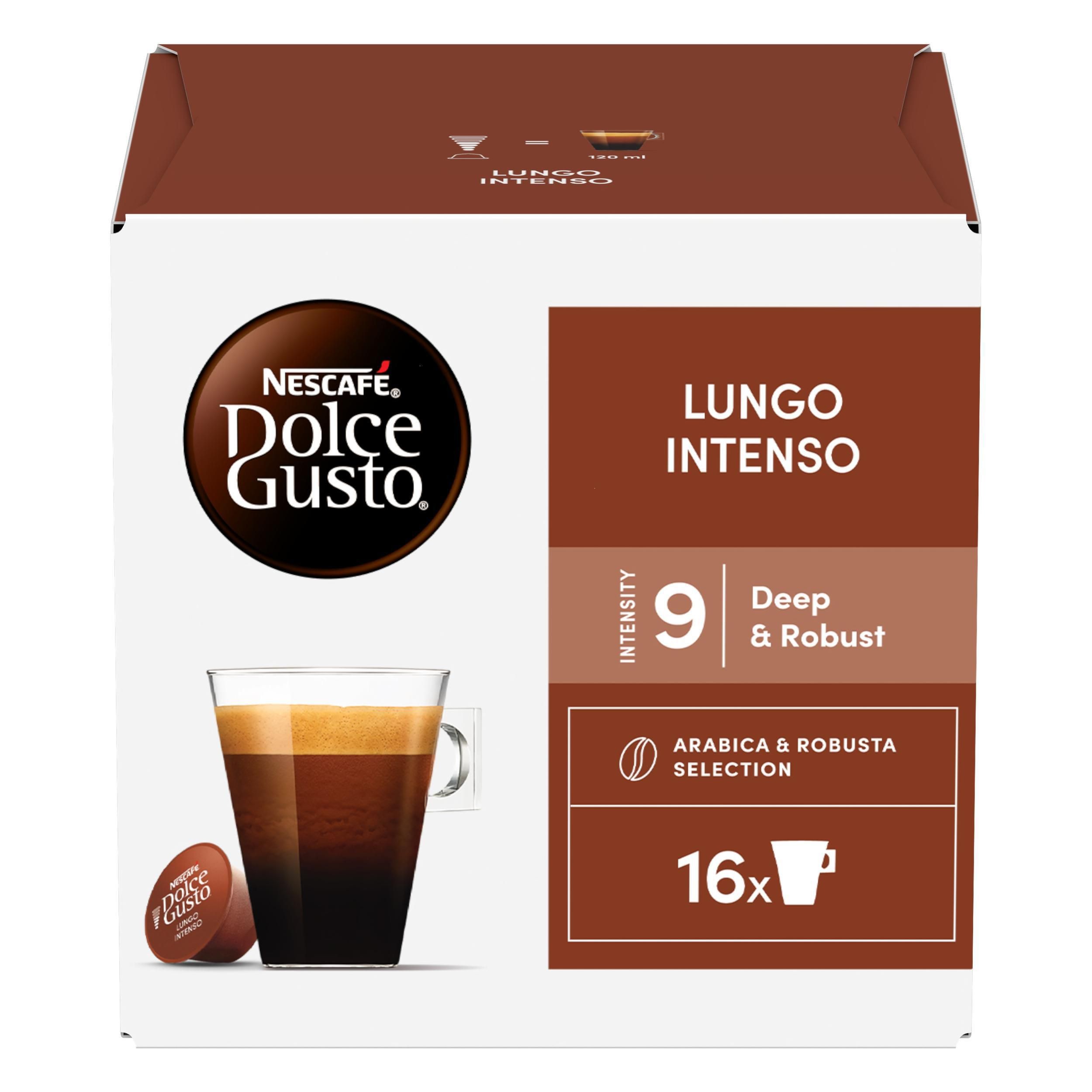 Nápoje - Nescafé Dolce Gusto Lungo Intenso kávové kapsle 144g 16 ks