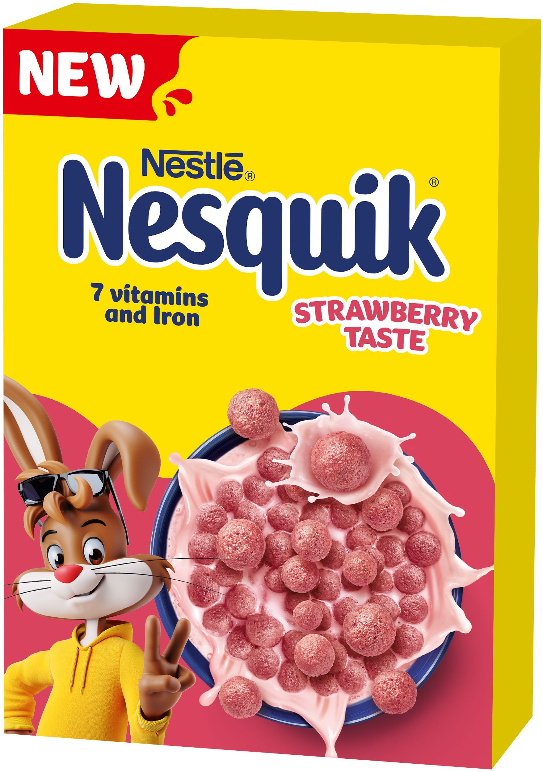 Nestlé Cereálie Nesquik jahodová příchuť 330g-0