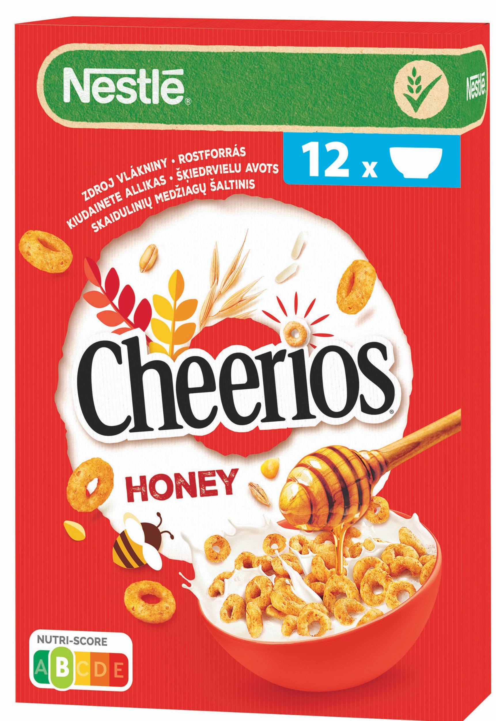 Trvanlivé potraviny - Nestlé Cheerios Cereal Honey 375g
