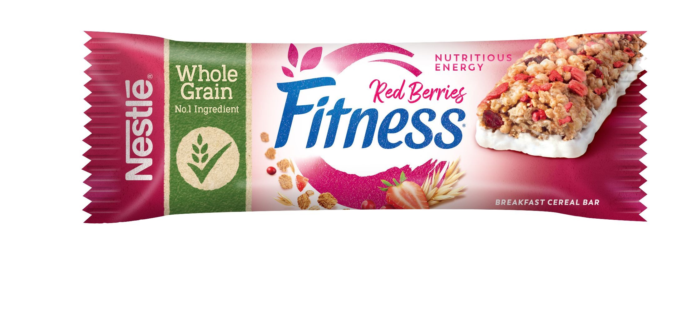 Trvanlivé potraviny - Nestlé Fitness Red Berries cereální tyčinka 23,5 g