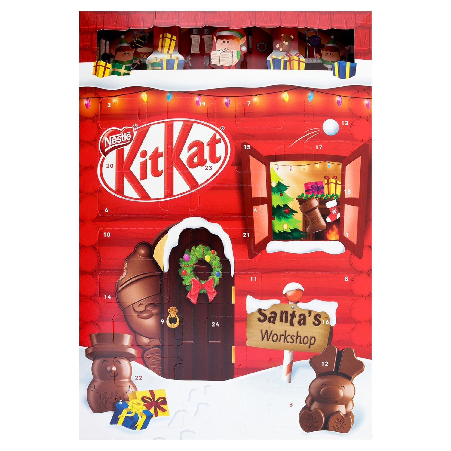 Trvanlivé potraviny - Nestlé Kitkat Adventní kalendář 208g