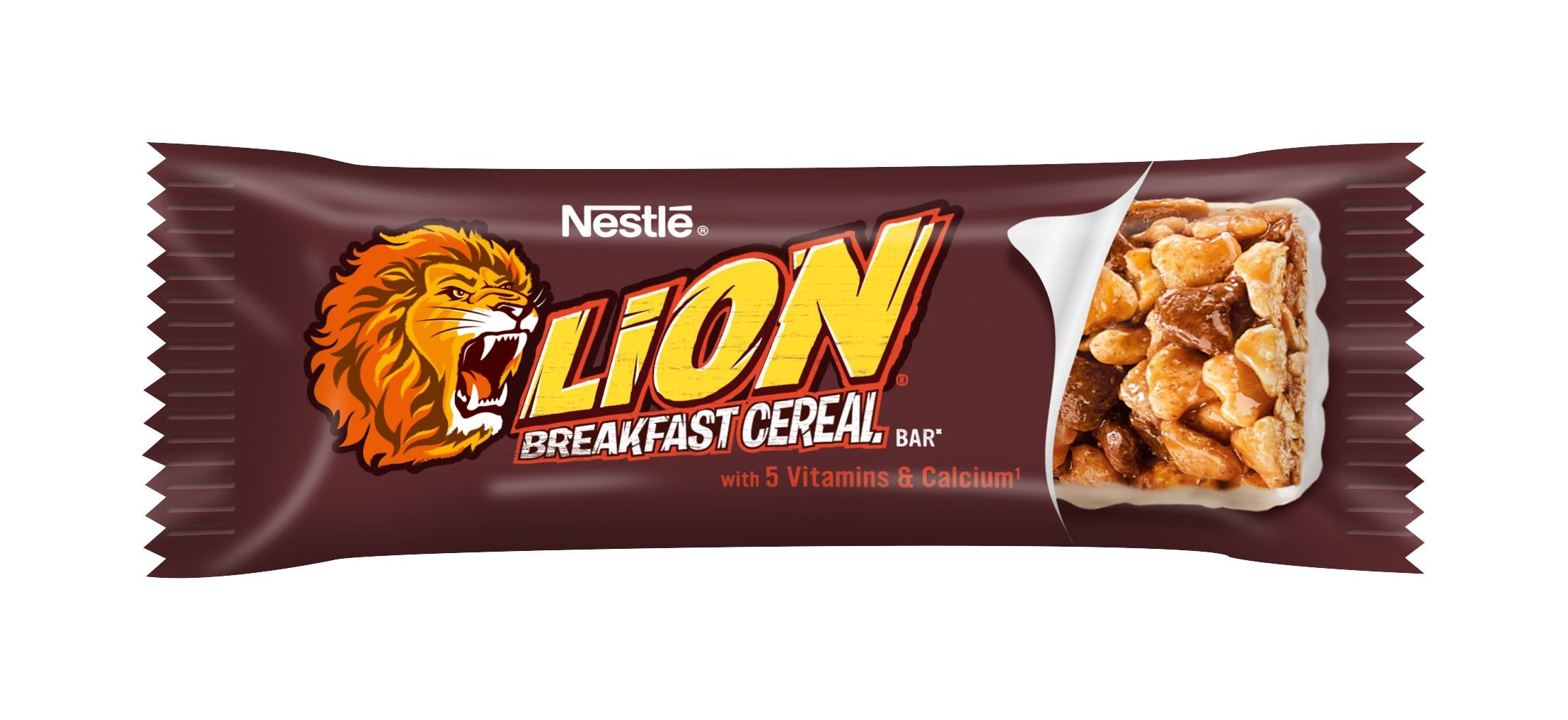 Trvanlivé potraviny - Nestlé Lion cereální tyčinka karamel a bílá poleva 25 g