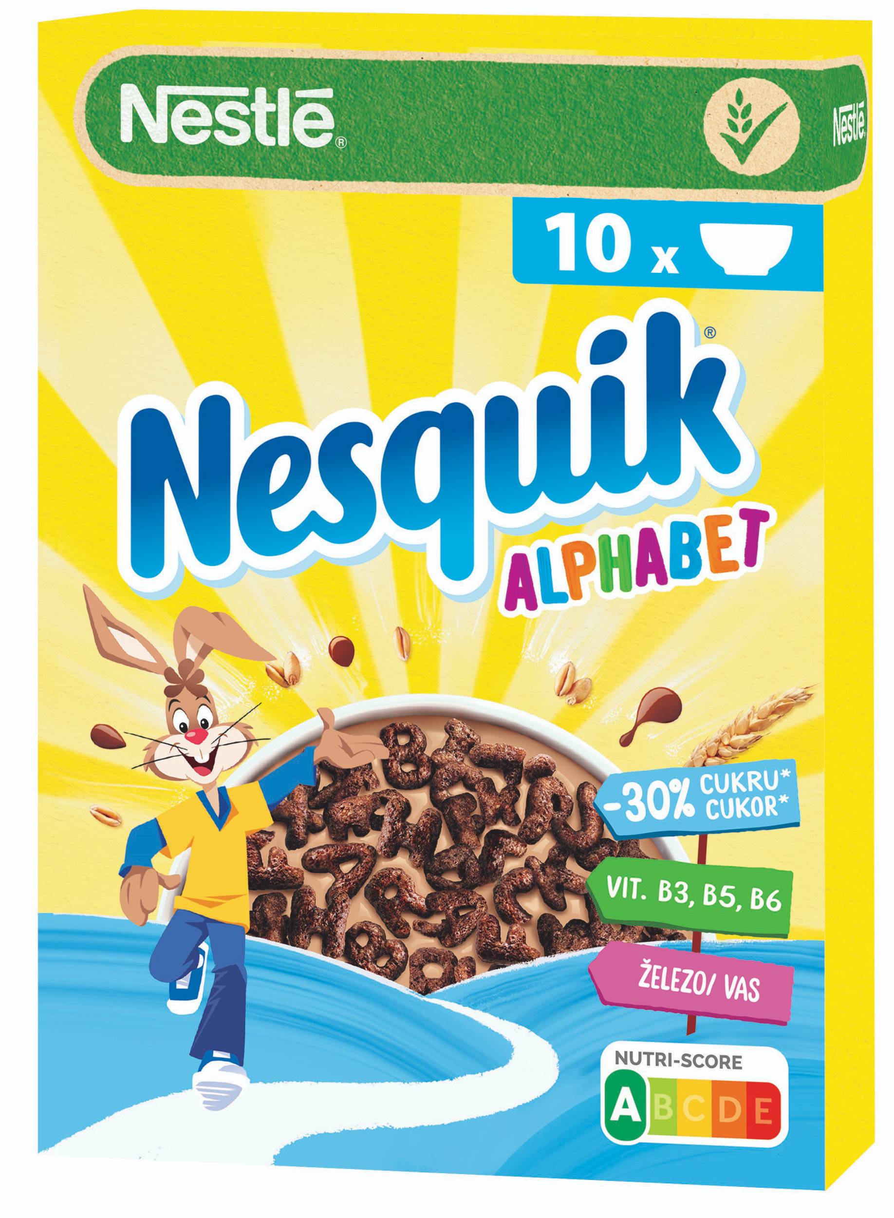 Trvanlivé potraviny - Nestlé Nesquik ABC Cereal 325g