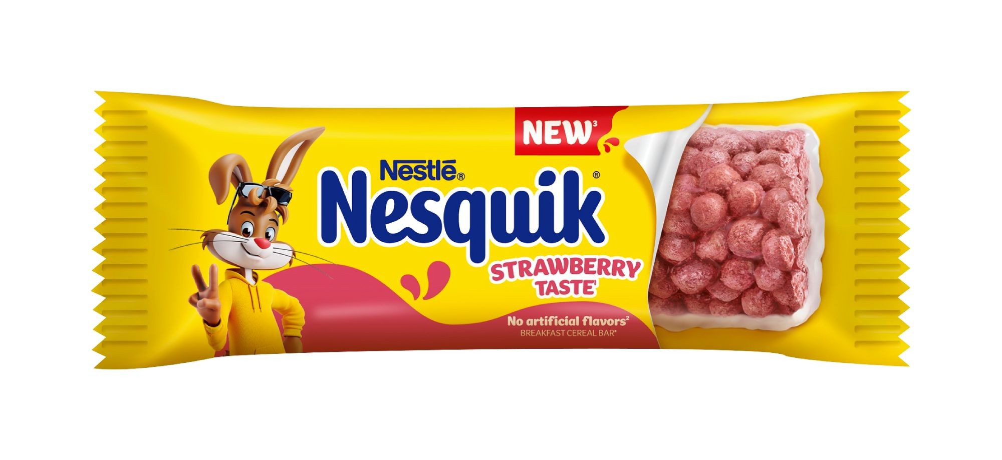 Trvanlivé potraviny - Nestlé Tyčinka Nesquik jahodová příchuť 23,5g