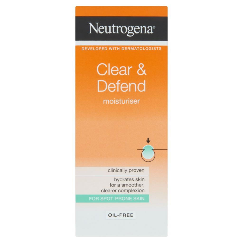 Drogerie a kosmetika - Neutrogena® Clear & Defend hydratační krém 50 ml