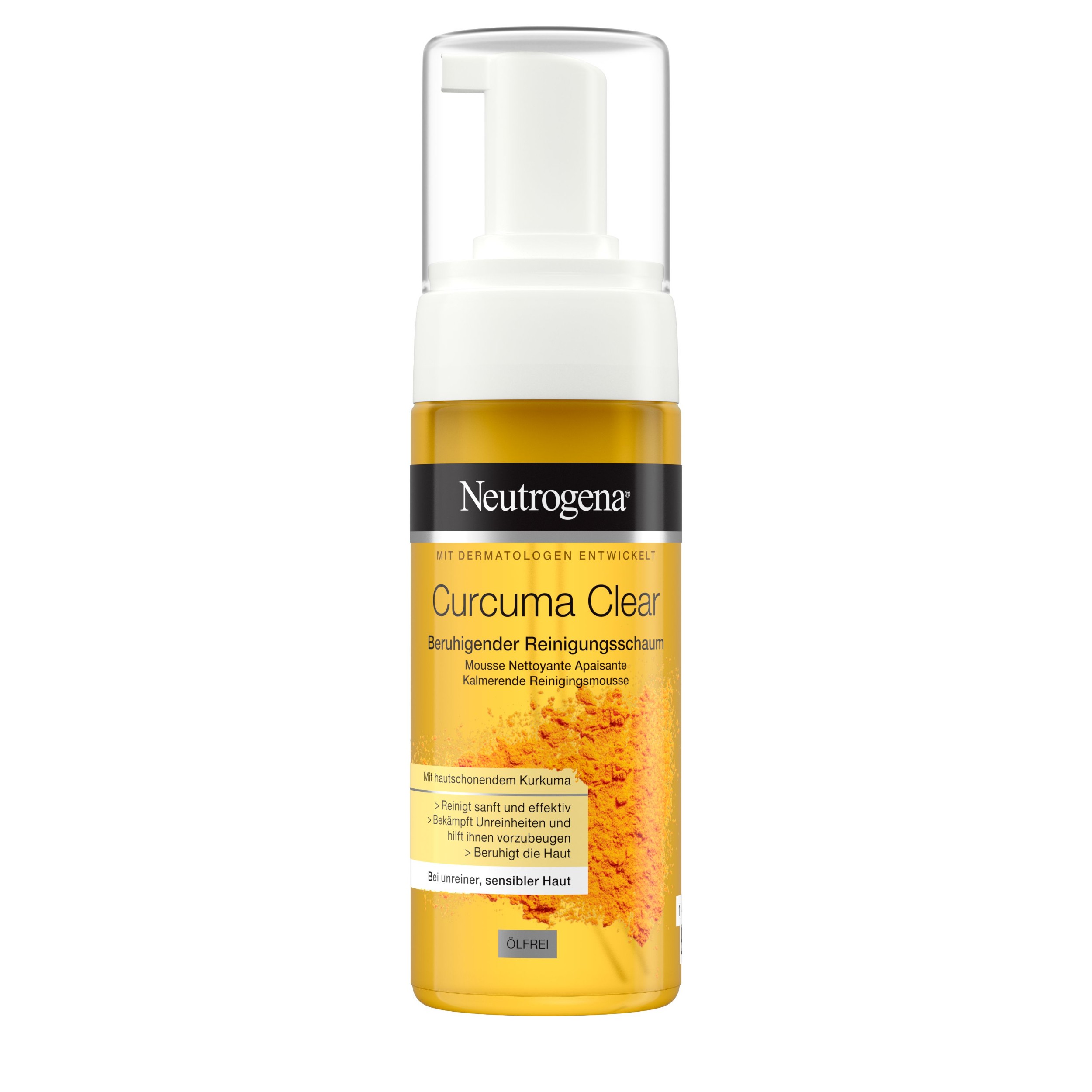Drogerie a kosmetika - Neutrogena® Curcuma Clear Čisticí pěna s kurkumou 150 ml