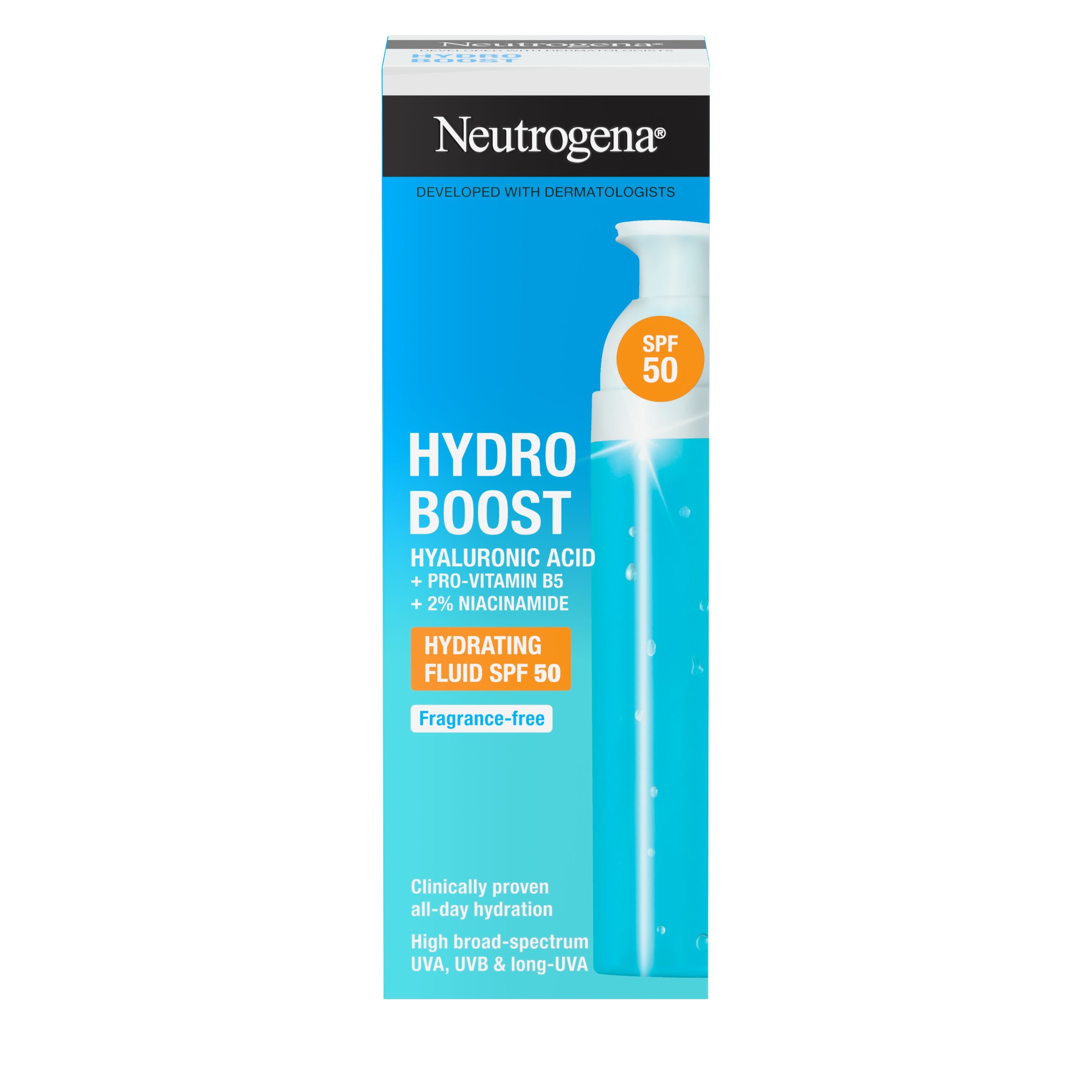 Drogerie a kosmetika - Neutrogena® Hydro Boost Hydratační fluid SPF 50 50ml
