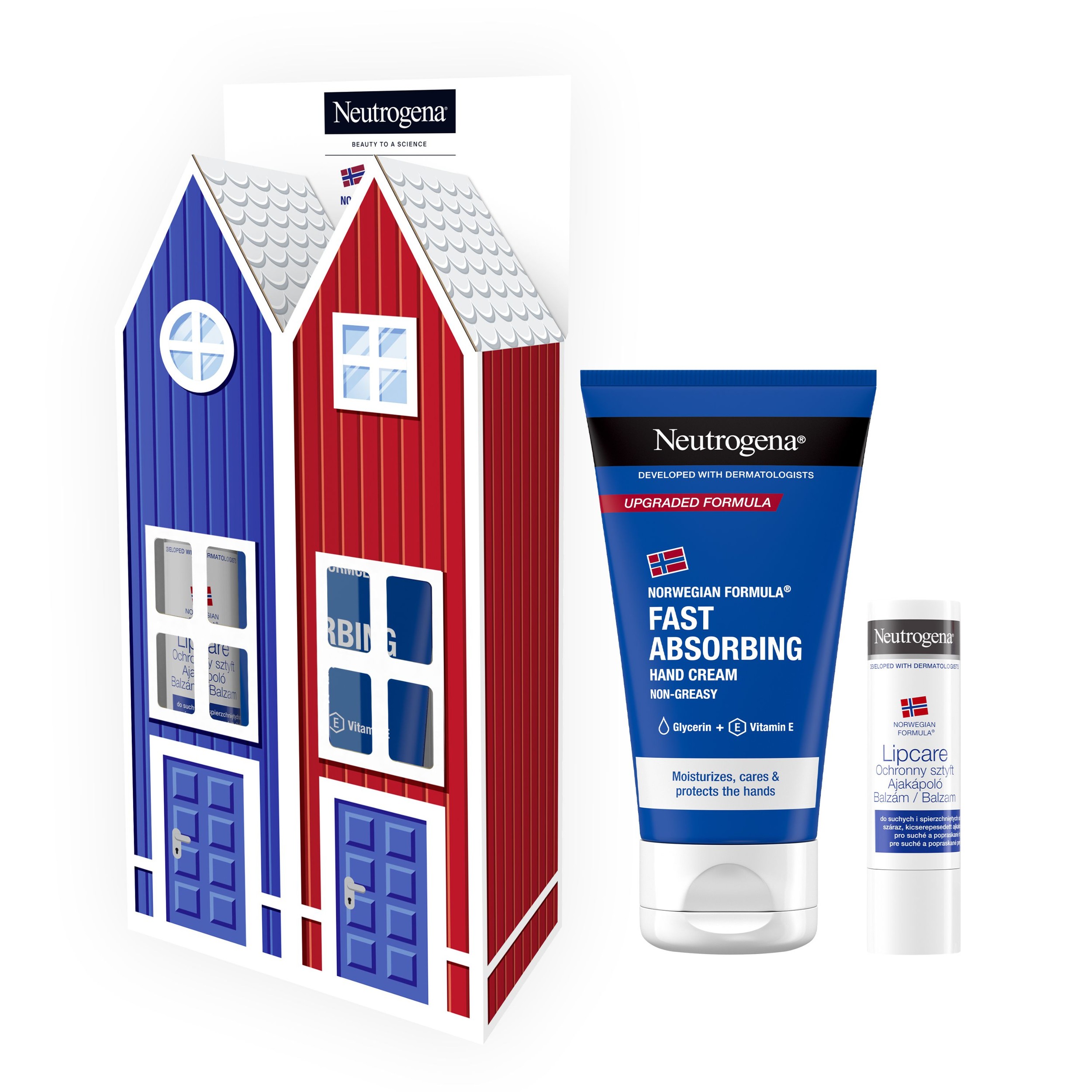 Drogerie a kosmetika - Neutrogena Norská receptura Dárková sada domek 2v1