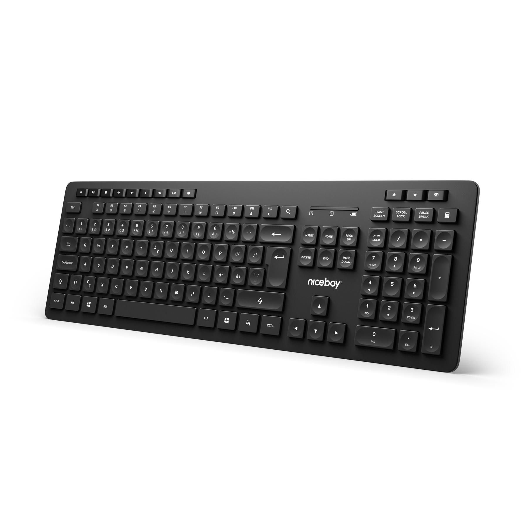 Elektro - Niceboy Klávesnice OFFICE K10 Comfort