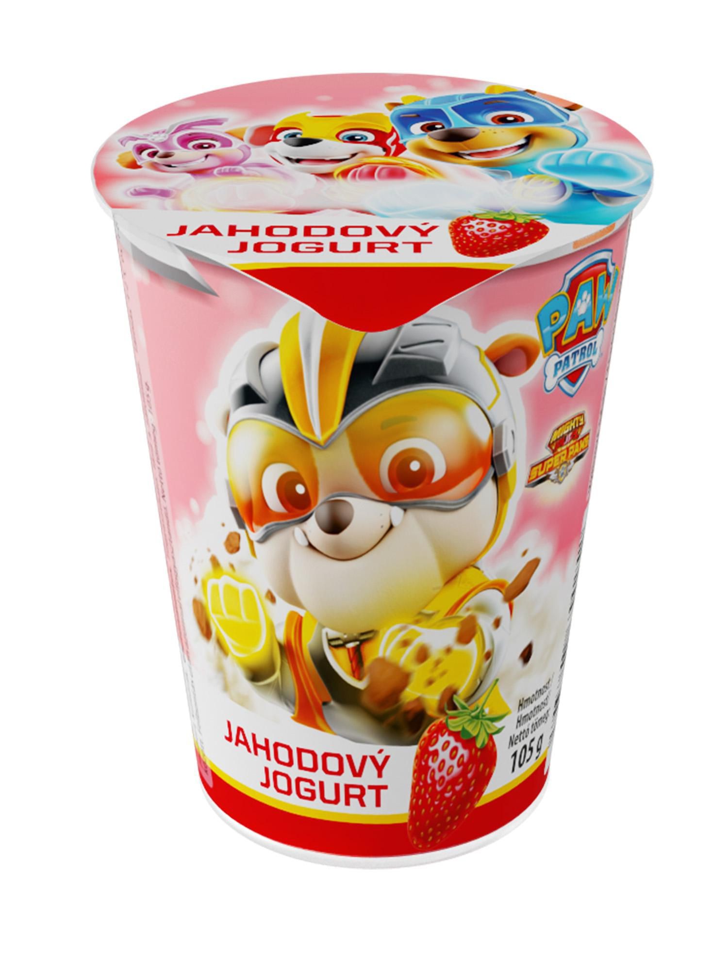 Mléčné a chlazené - Nickelodeon Paw Patrol Jahodový jogurt 105 g
