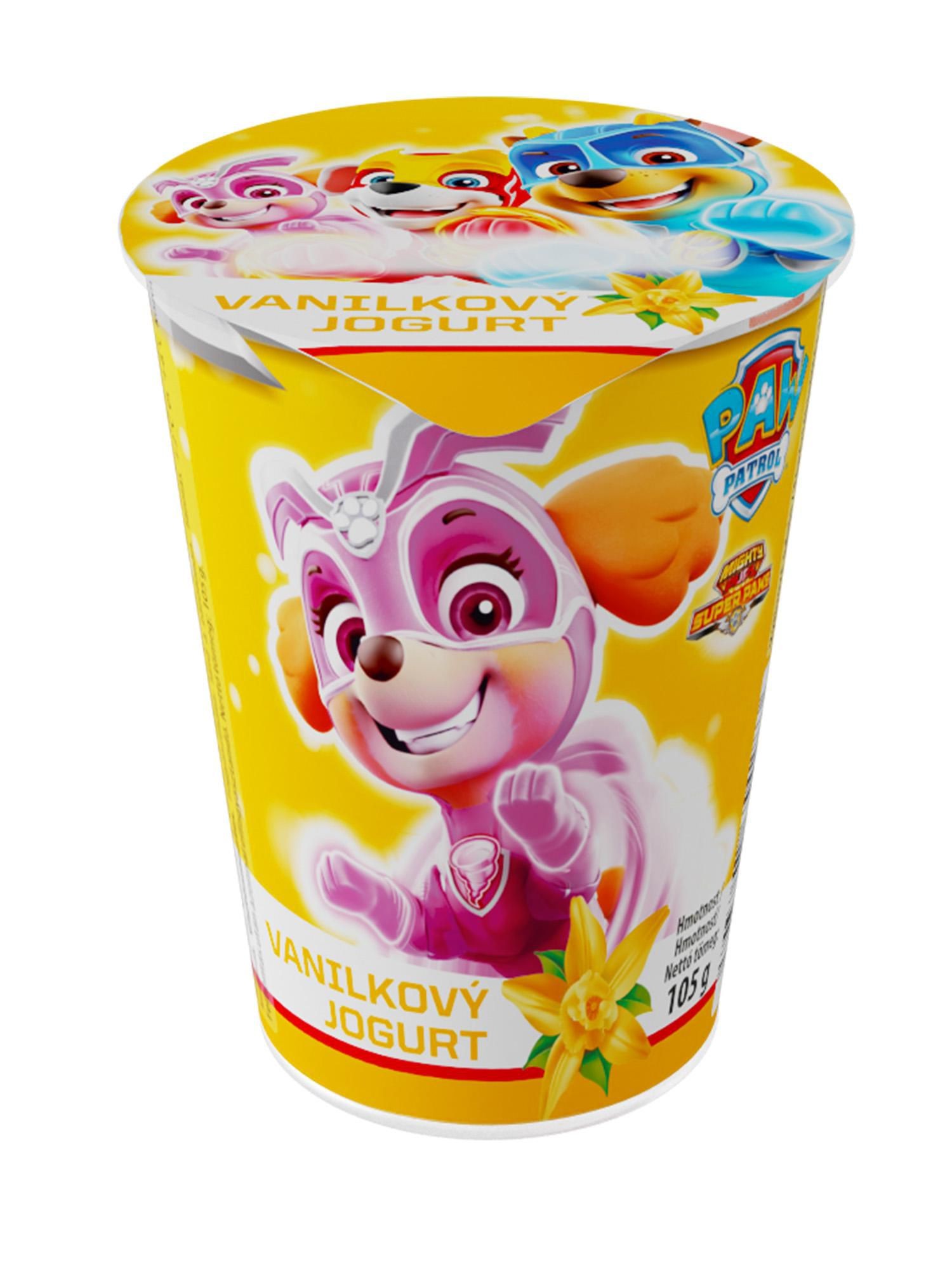 Mléčné a chlazené - Nickelodeon Paw Patrol Vanilkový jogurt 105 g