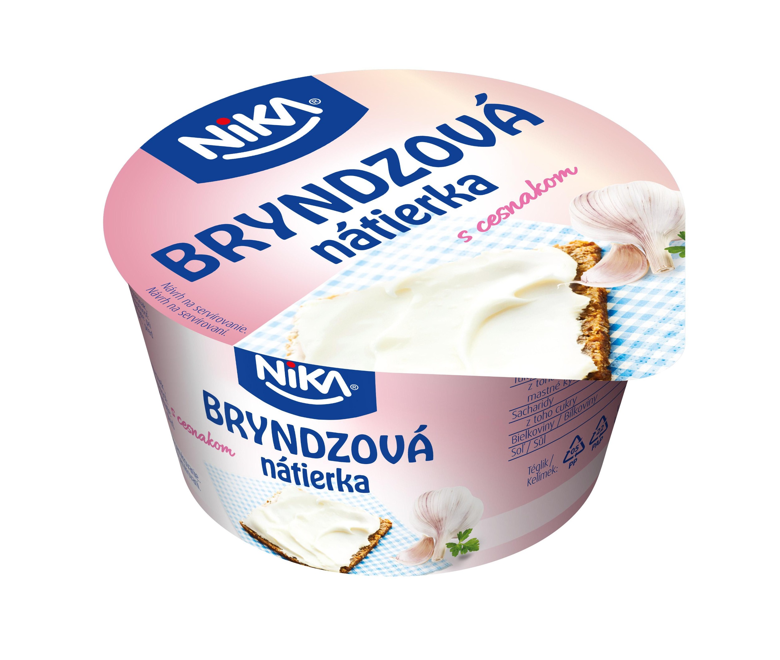 Mléčné a chlazené - NiKA Bryndzová pomazánka s česnekem 130 g