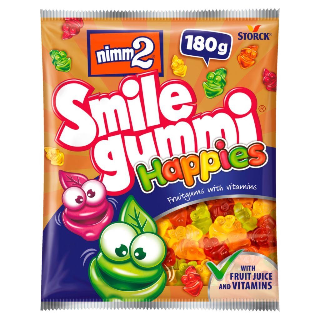 Trvanlivé potraviny - nimm2 Smilegummi Happies 180g