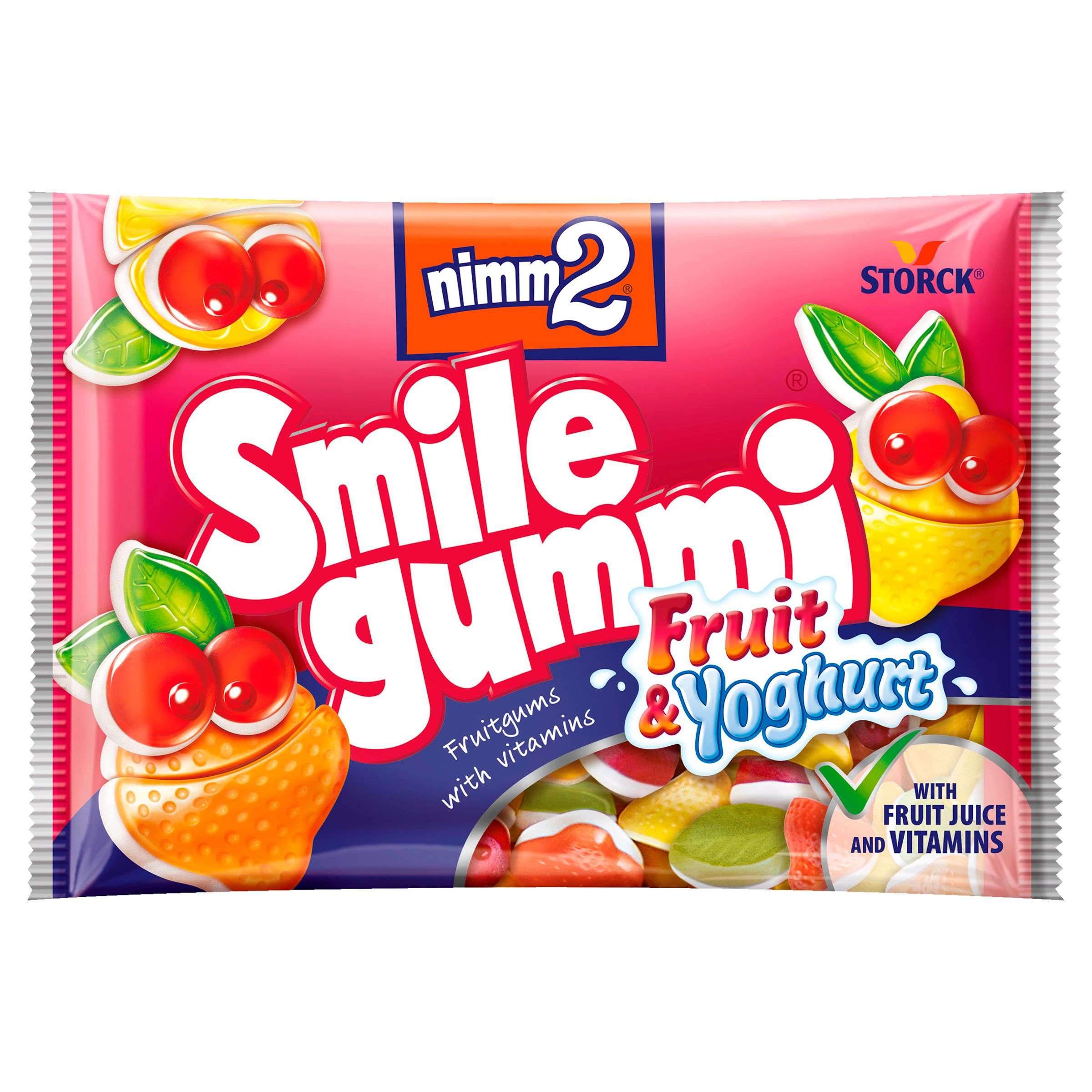 Trvanlivé potraviny - nimm2 Smilegummi Jogurtovo-ovocné 100g