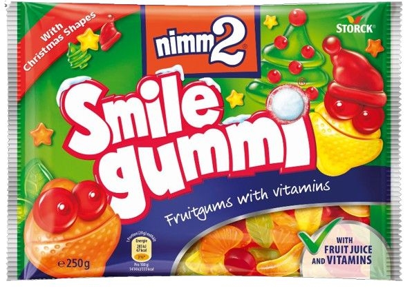 Trvanlivé potraviny - Nimm2 Smilegummi XMas 250g