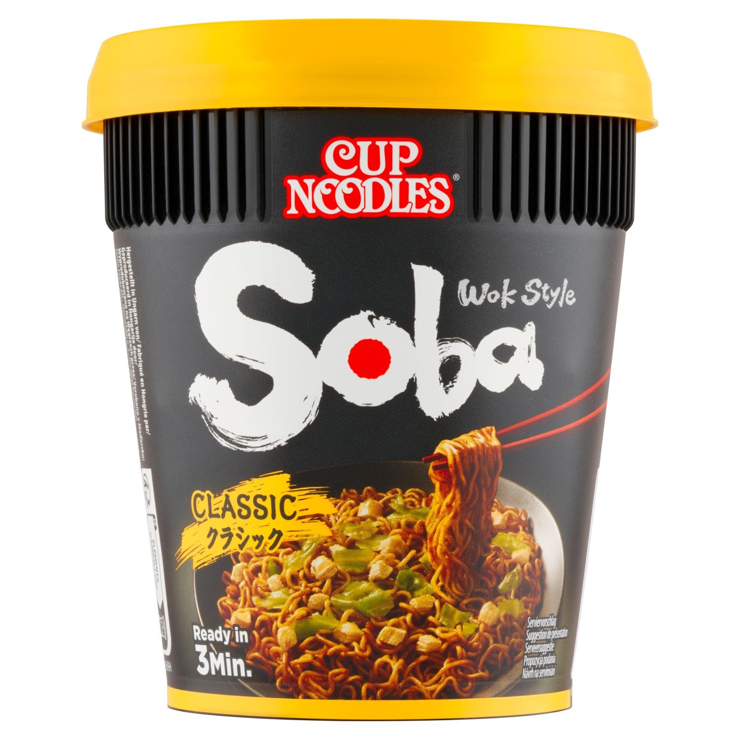 Trvanlivé potraviny - Nissin Soba nudle Nissin v kelímku s příchutí Classic 90 g