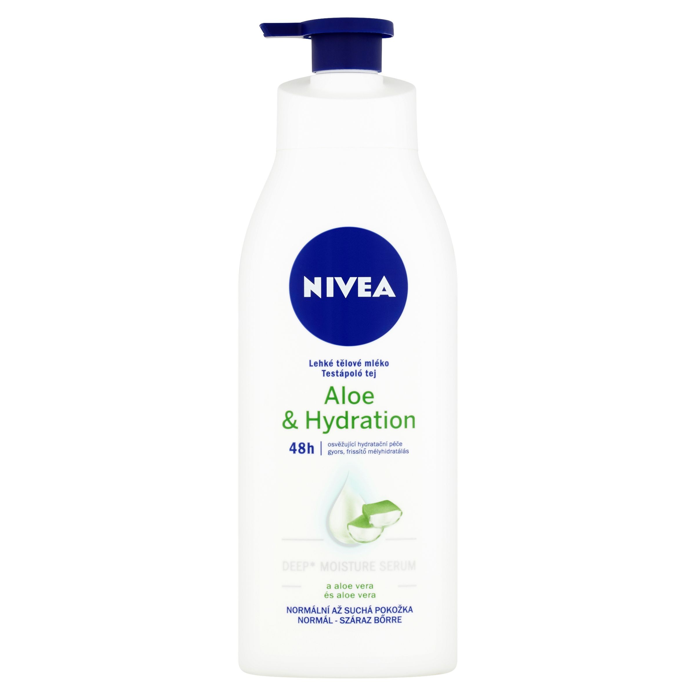 Drogerie a kosmetika - Nivea Aloe & Hydration lehké tělové mléko 400 ml