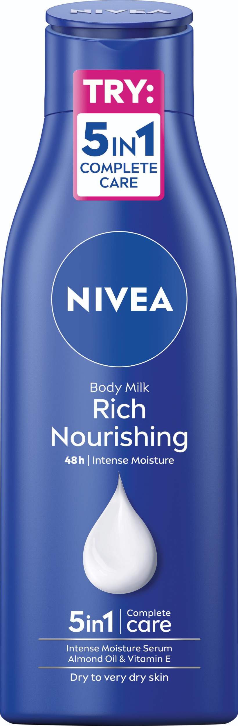 Drogerie a kosmetika - Nivea Body Milk výživné tělové mléko 250 ml