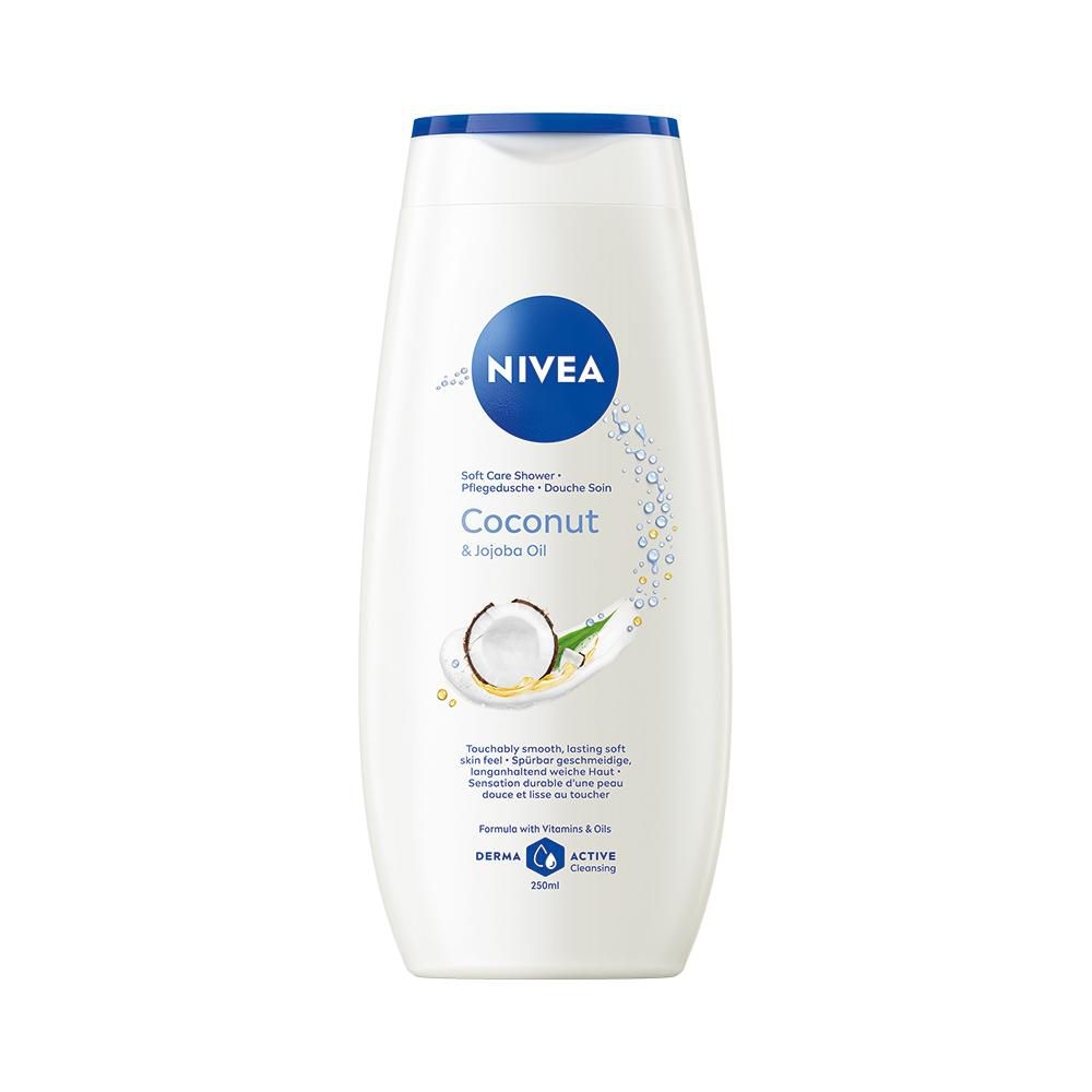 Drogerie a kosmetika - Nivea Care & Coconut pečující sprchový gel 250 ml