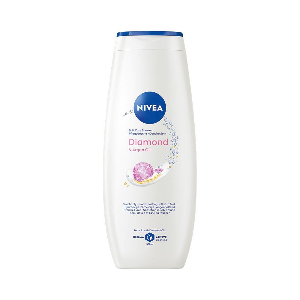 Drogerie a kosmetika - Nivea Care & Diamond pečující sprchový gel 500 ml