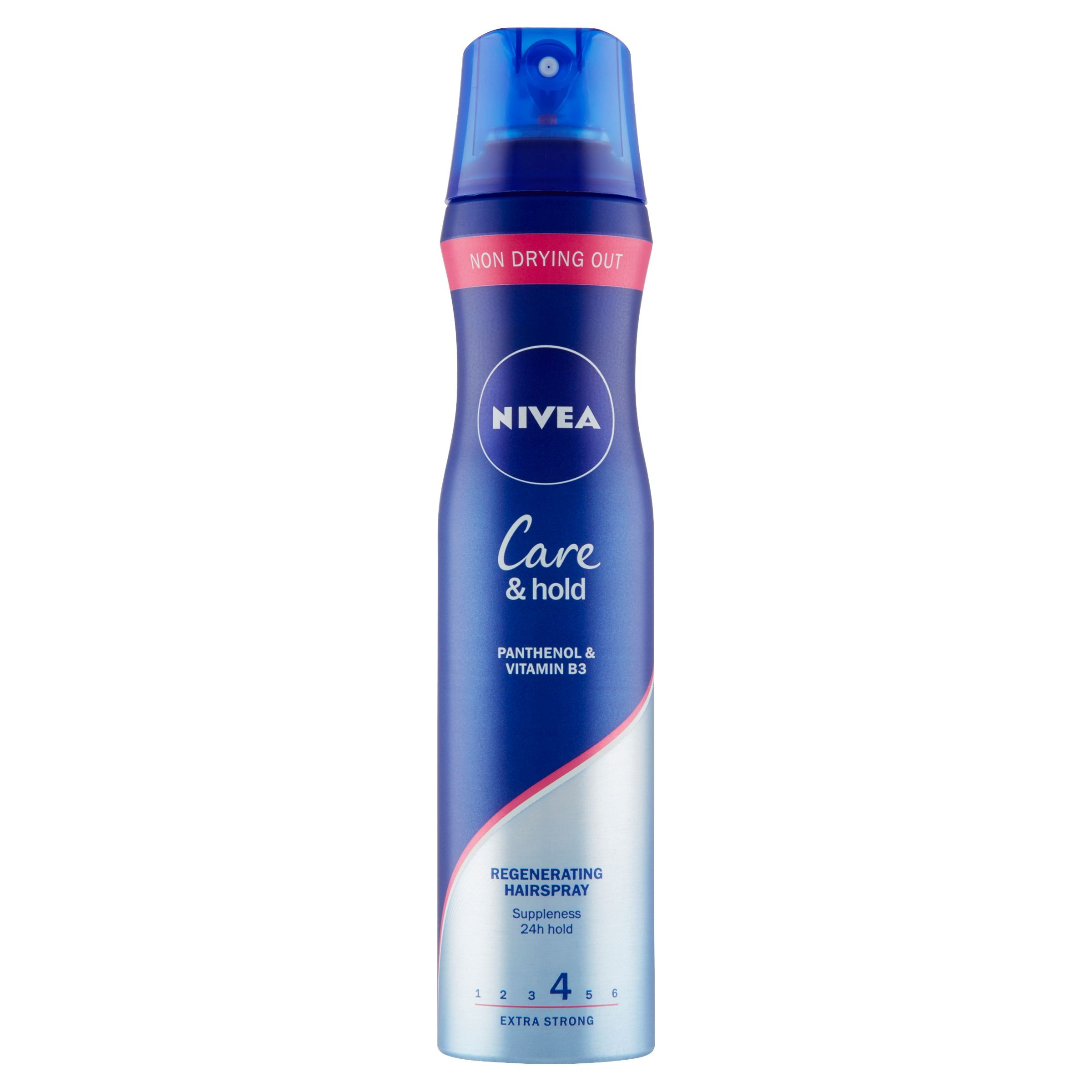 Drogerie a kosmetika - Nivea Care & Hold Regenerační lak na vlasy 250 ml