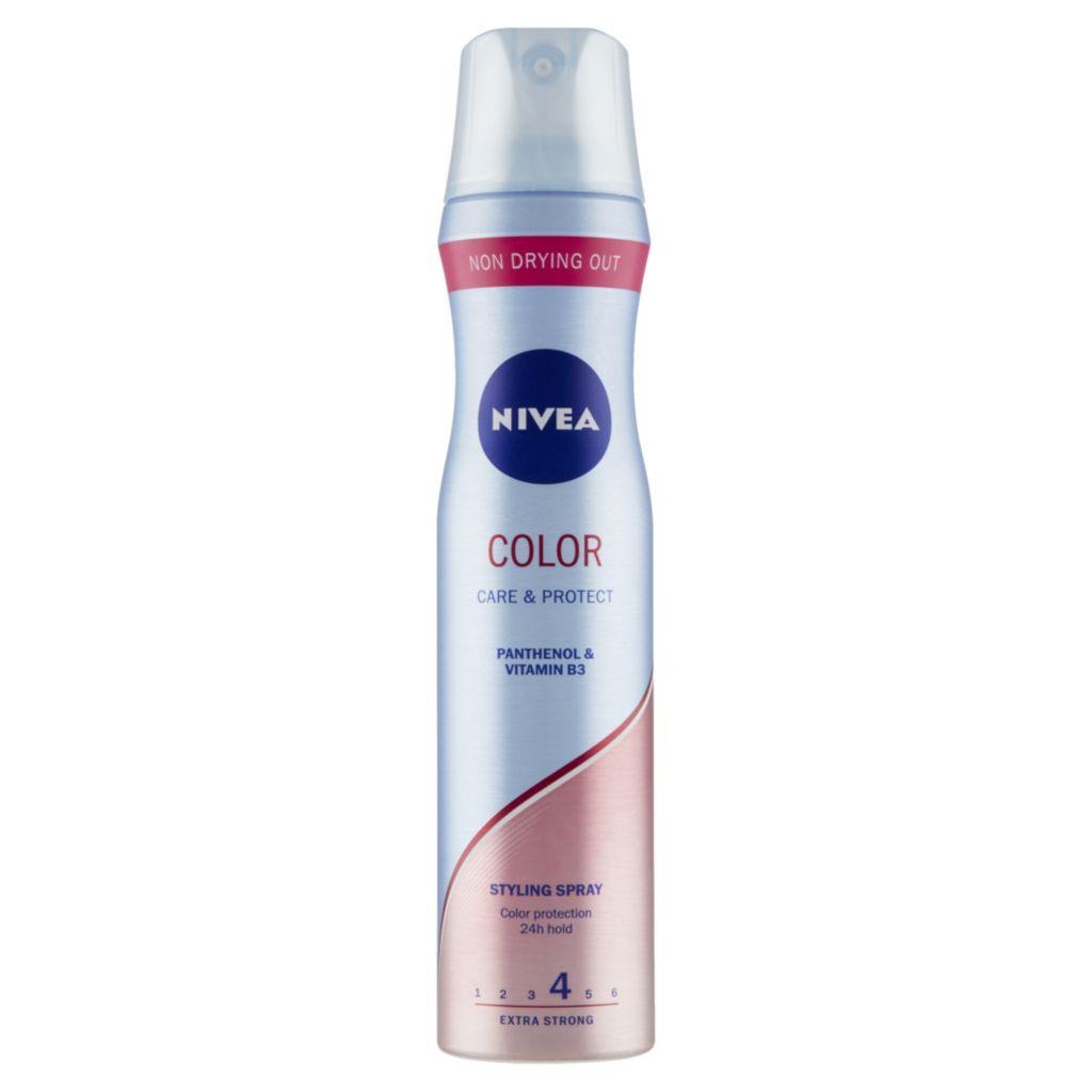 Drogerie a kosmetika - Nivea Color Care & Protect lak na vlasy 250 ml