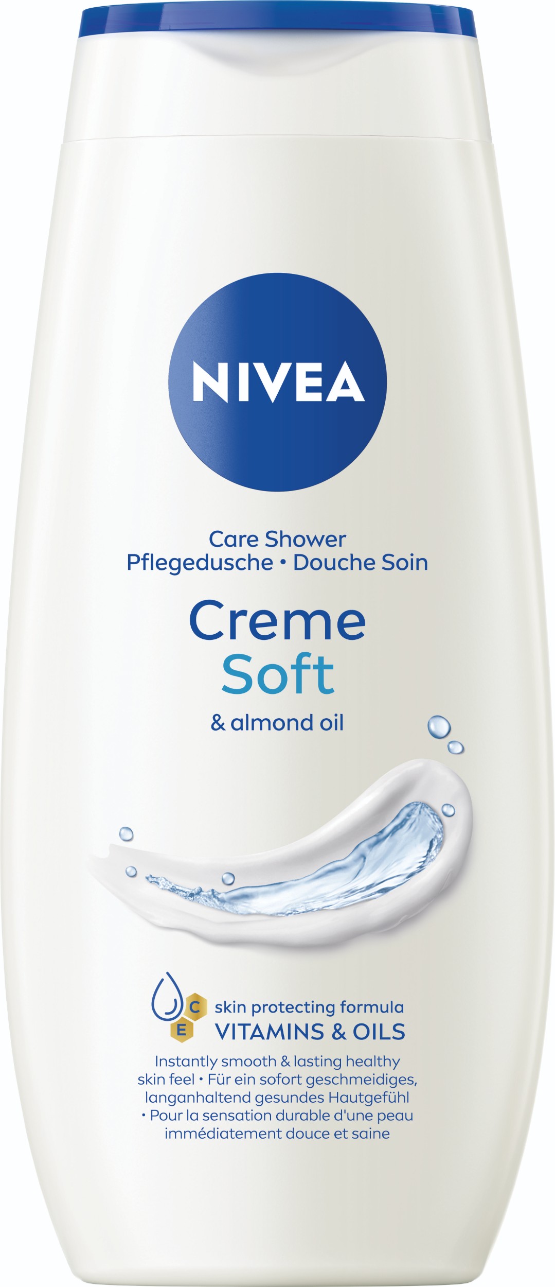 Drogerie a kosmetika - Nivea Creme Soft pečující sprchový gel 250 ml