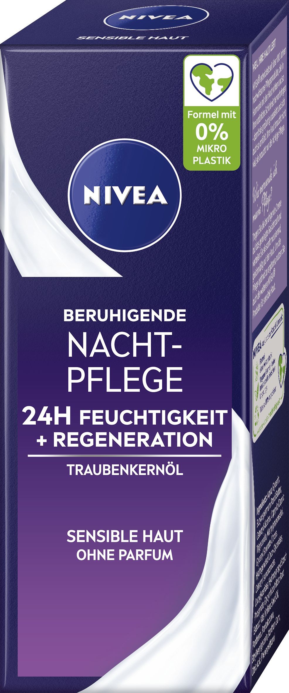 Drogerie a kosmetika - Nivea Essential Zklidňující noční krém 50 ml