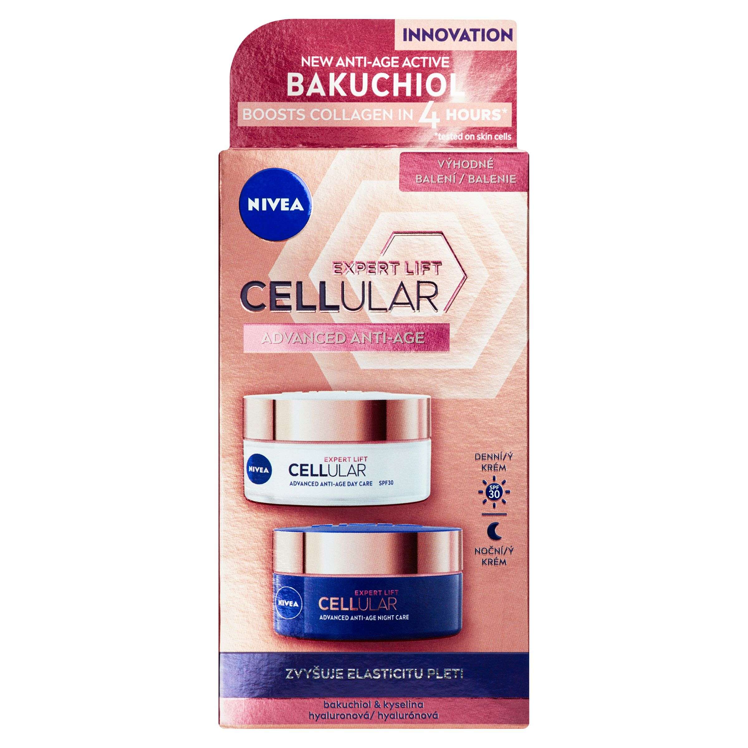 Drogerie a kosmetika - Nivea FC CLL Elasticity Duopack