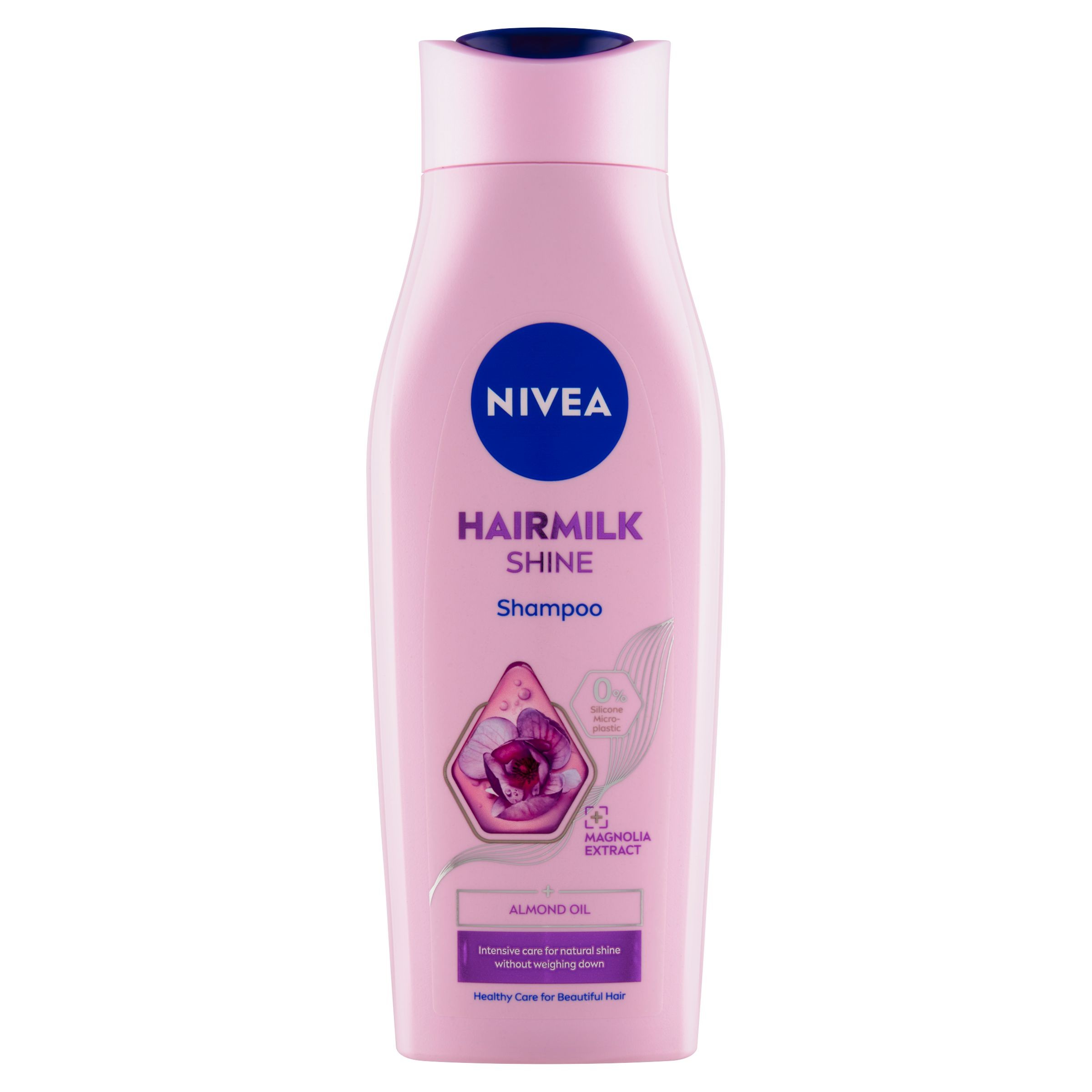Drogerie a kosmetika - Nivea Hairmilk Natural Shine Pečující šampon 400 ml