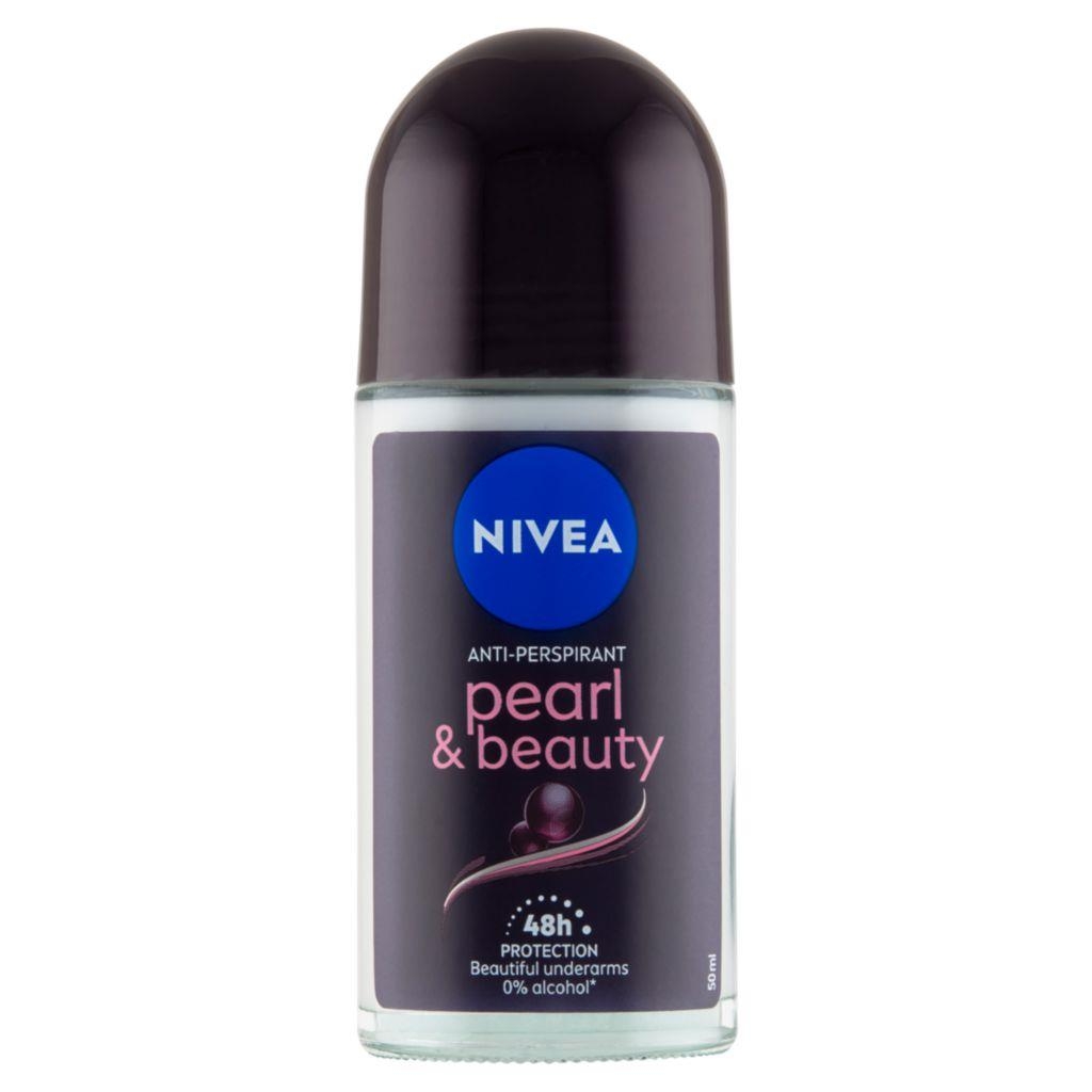 Drogerie a kosmetika - Nivea Kuličkový Antiperspirant Pearl&Beauty Black 50 ml