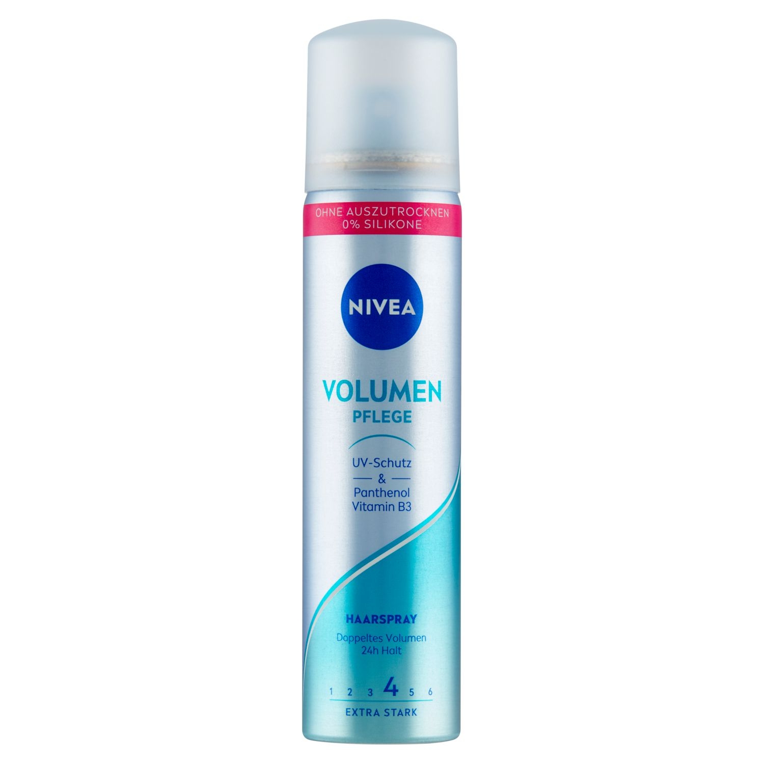 Drogerie a kosmetika - Nivea Lak na vlasy Volume Care mini 75 ml