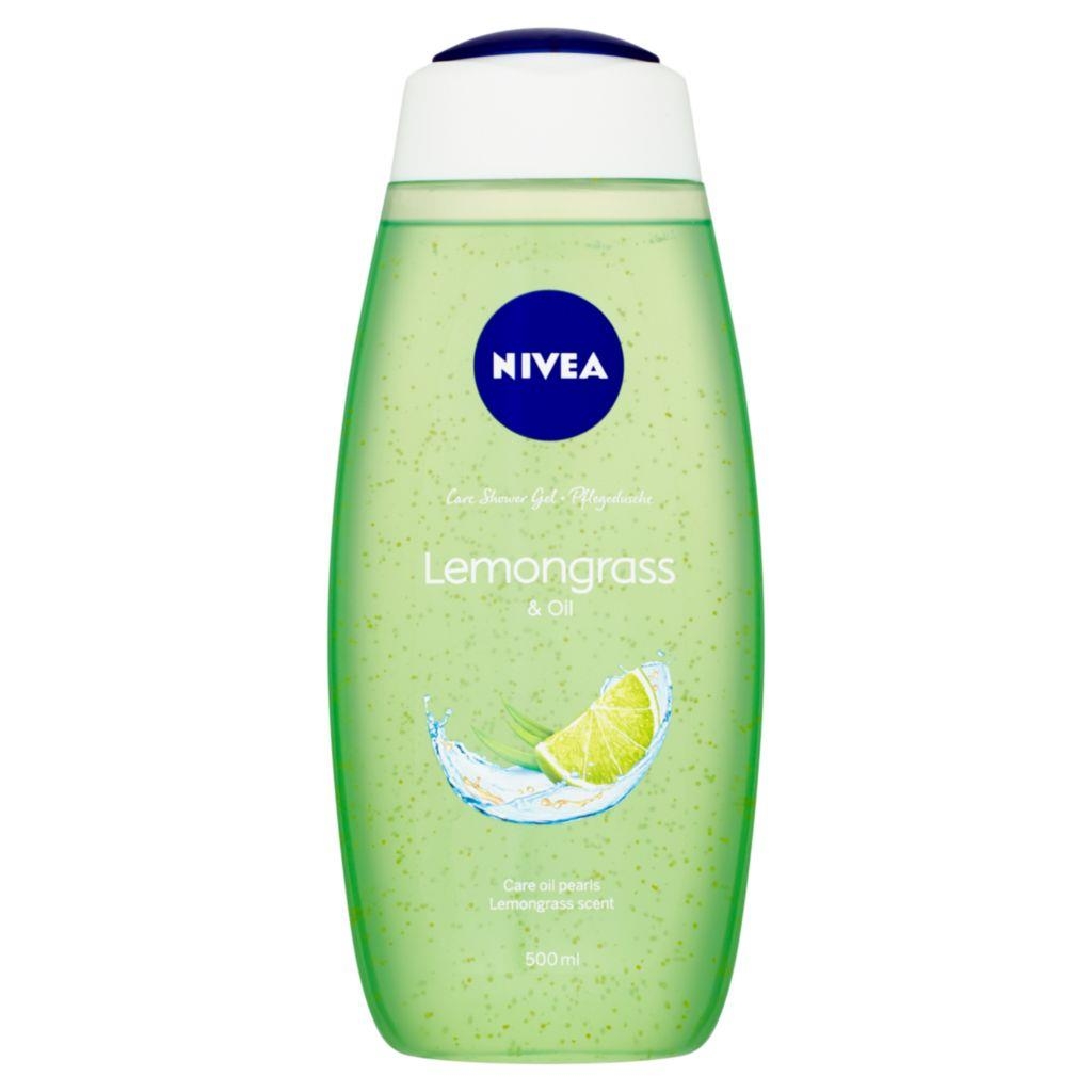 Drogerie a kosmetika - Nivea Lemongrass & Oil Osvěžující sprchový gel 500ml