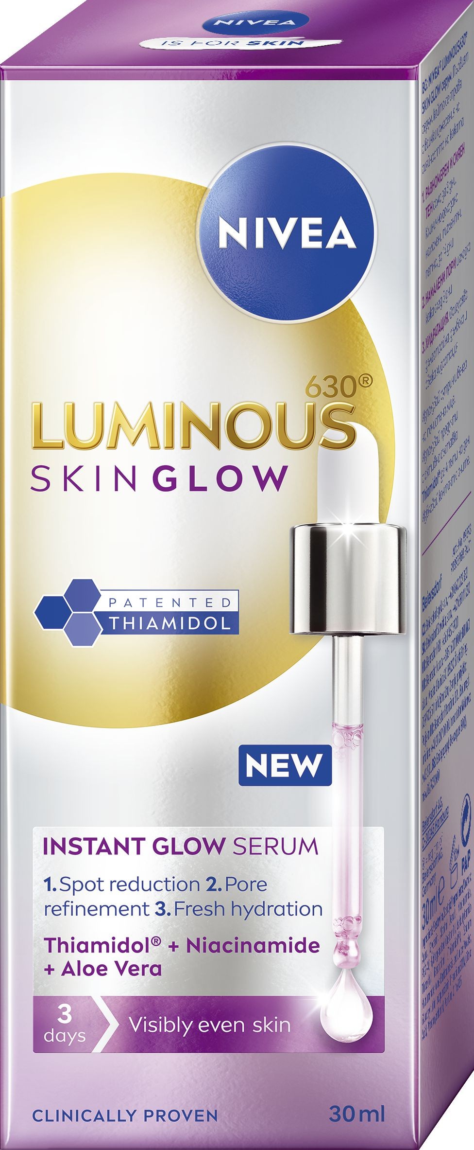 Drogerie a kosmetika - Nivea Luminous Even Glow Sérum 30ml