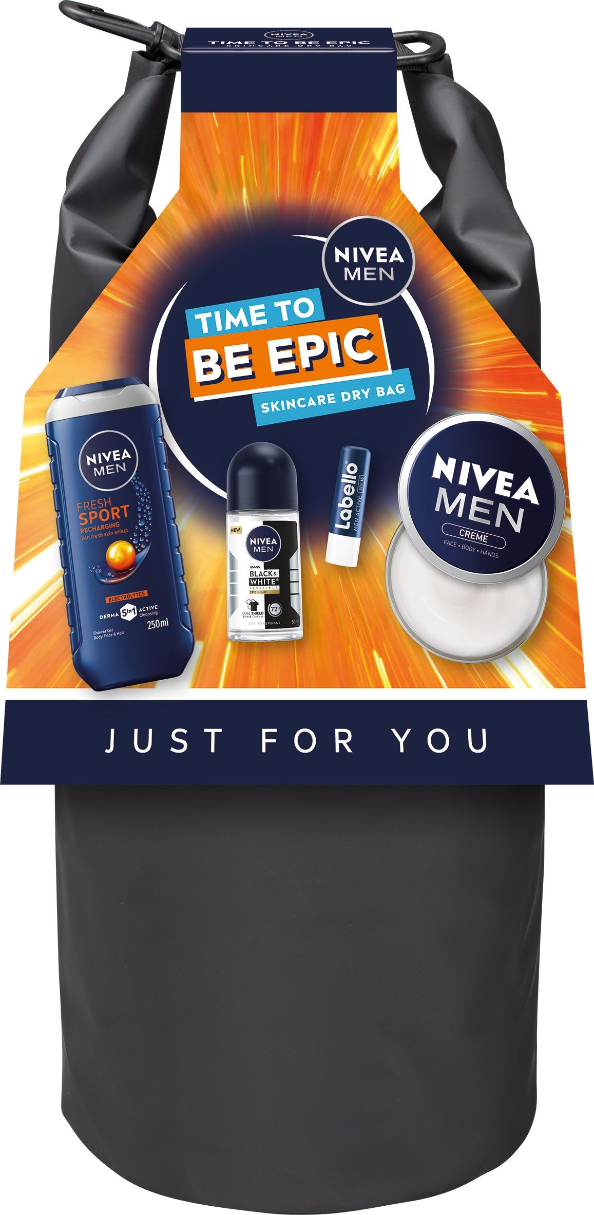 Drogerie a kosmetika - NIVEA MEN Be Epic drybag