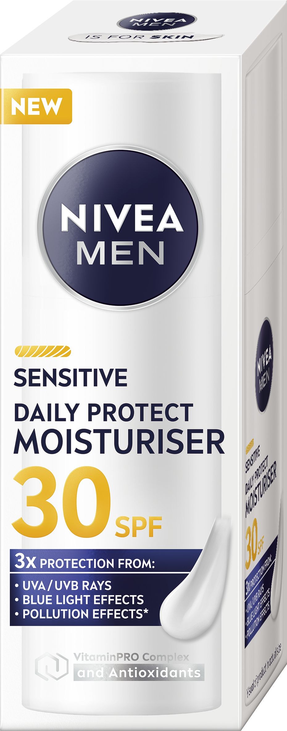 Drogerie a kosmetika - Nivea Men Denní krém Sensitive SPF30 50 ml