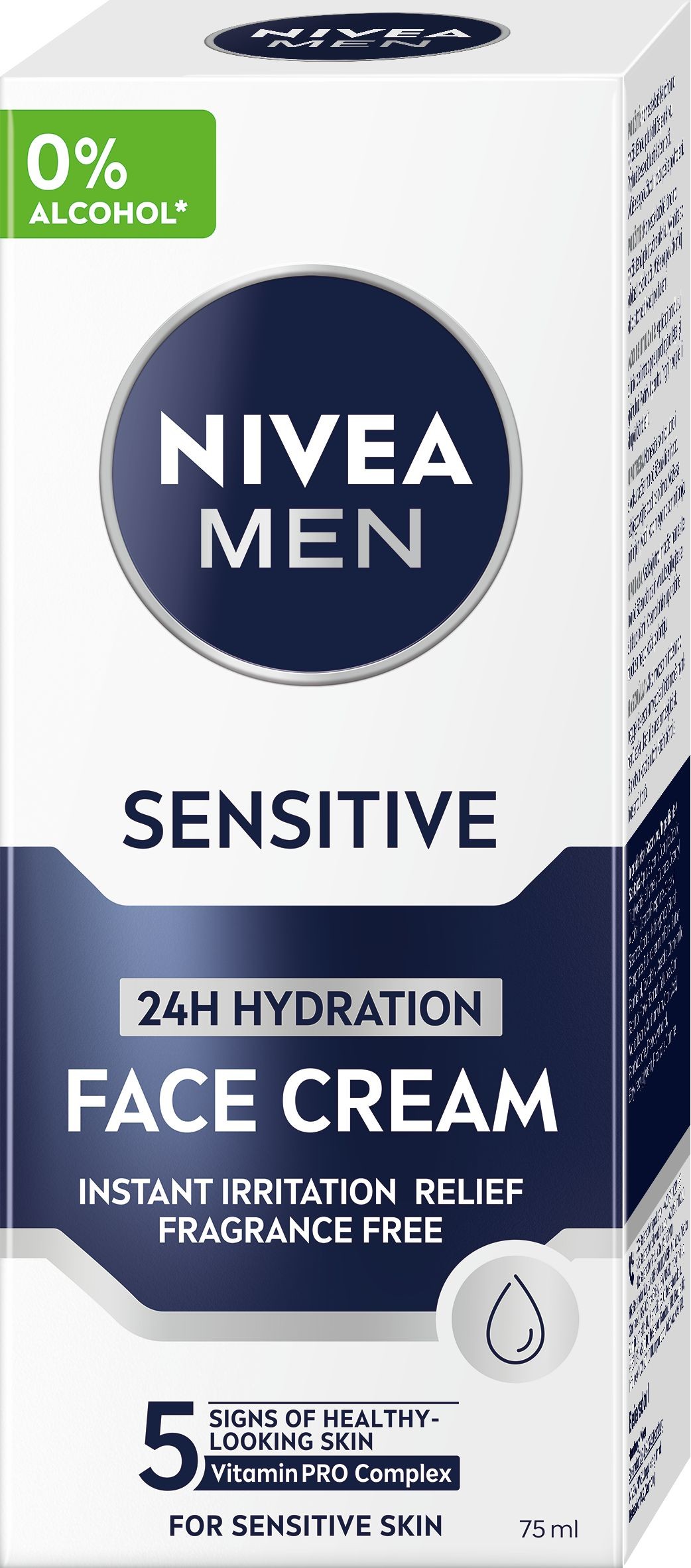 Drogerie a kosmetika - Nivea Men Hydratační krém Sensitive 75 ml