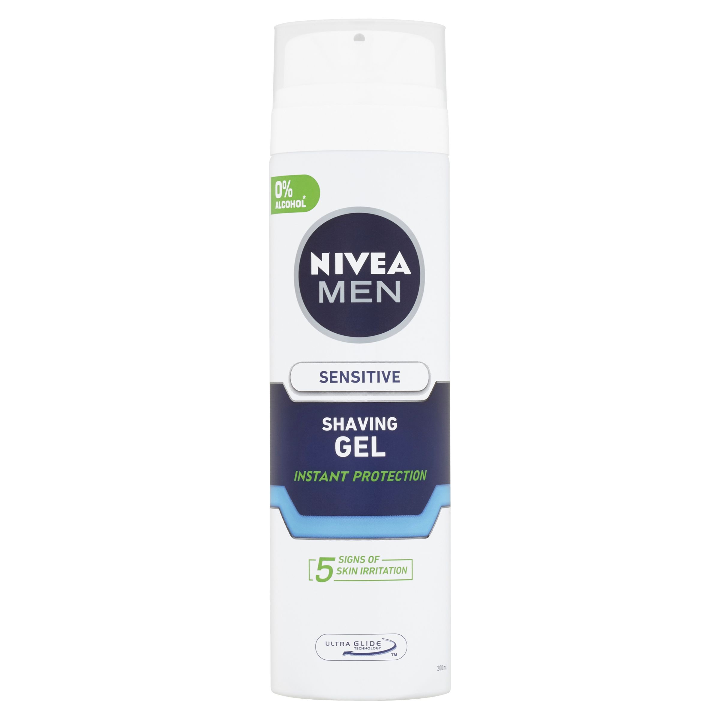 Drogerie a kosmetika - Nivea Men Sensitive Gel na holení 200 ml
