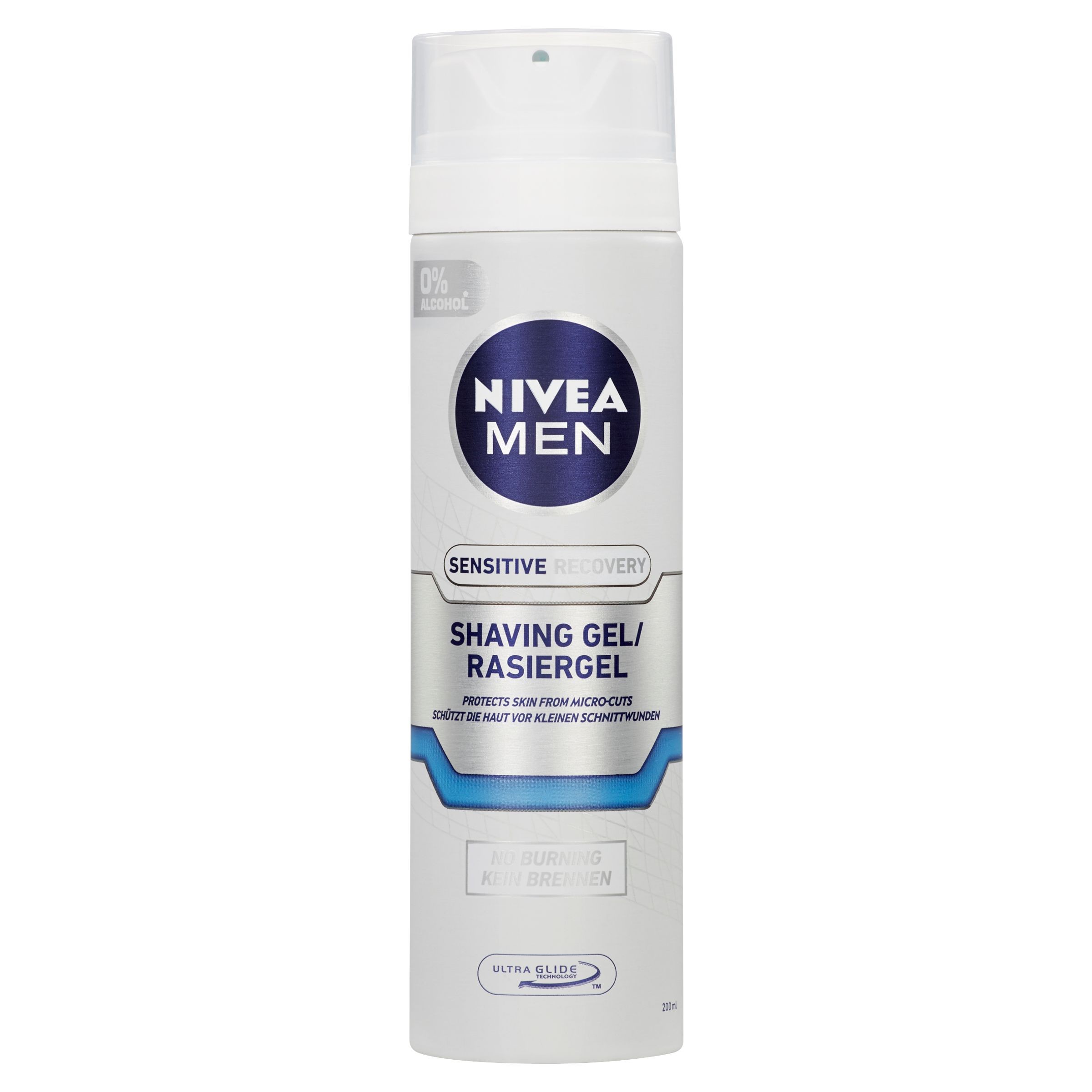 Drogerie a kosmetika - Nivea Men Sensitive Recovery gel na holení 200 ml