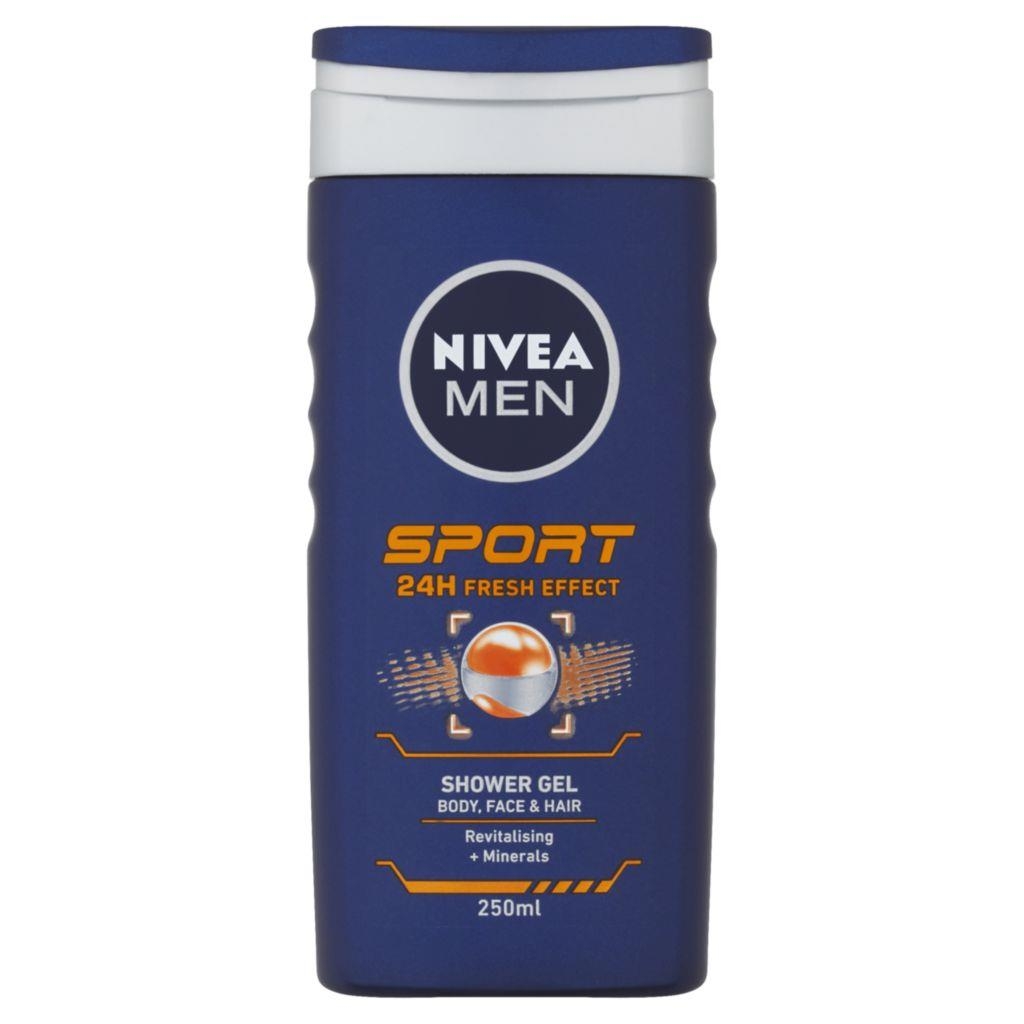 Drogerie a kosmetika - Nivea Men Sport sprchový gel 250 ml