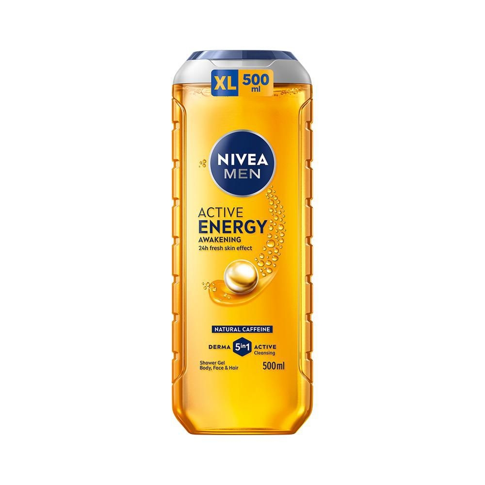 Drogerie a kosmetika - Nivea MEN Sprch. gel Act. Energy 500ml