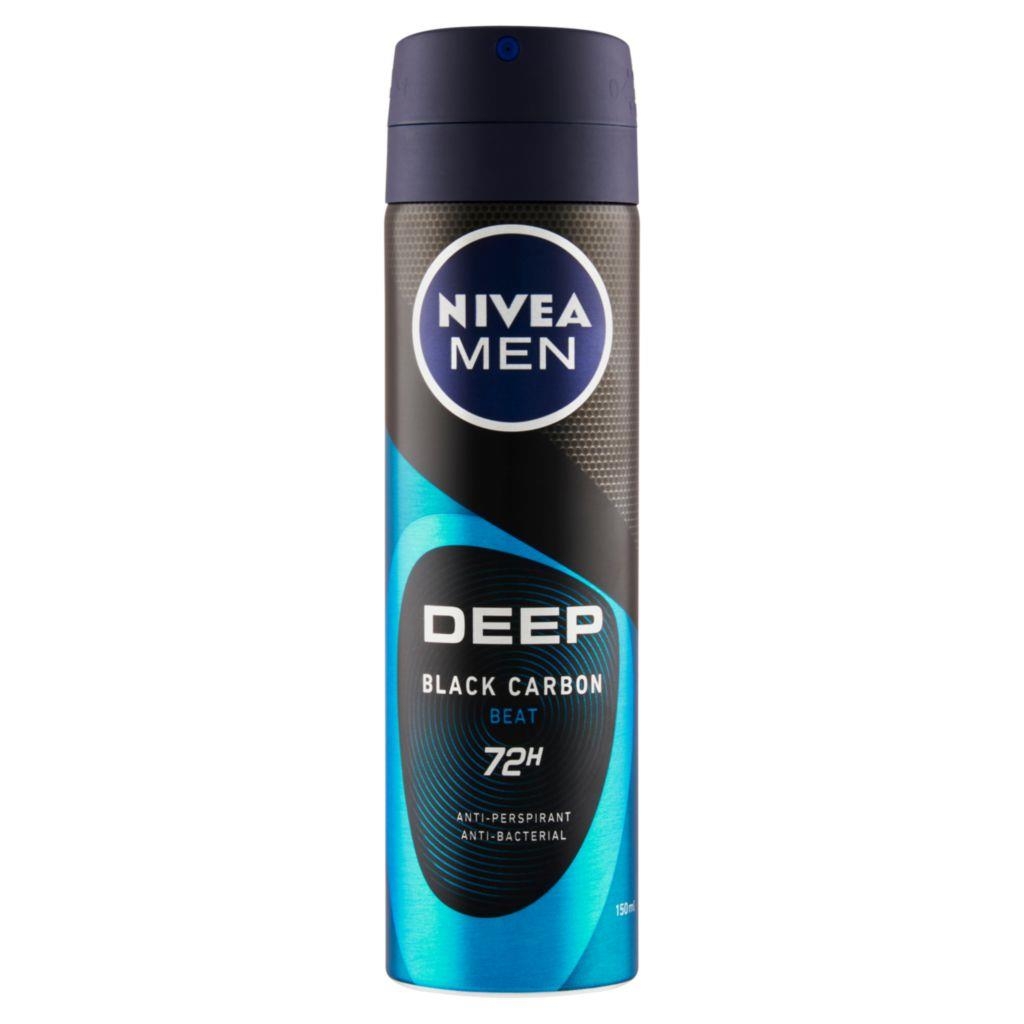 Drogerie a kosmetika - Nivea Men Sprej AP Deep Beat 150 ml