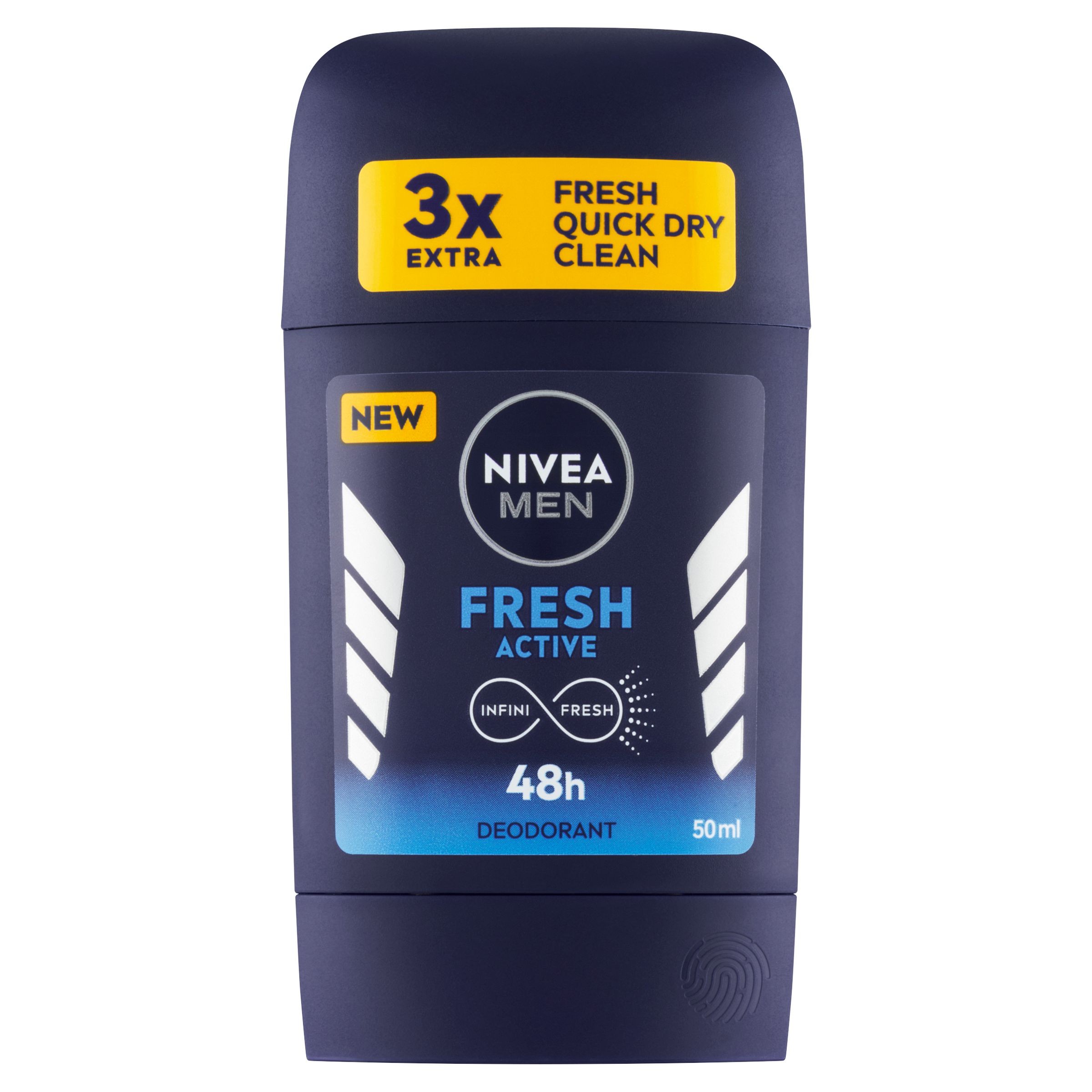 Drogerie a kosmetika - Nivea Men Tuhý Deo Fresh Active 50 ml