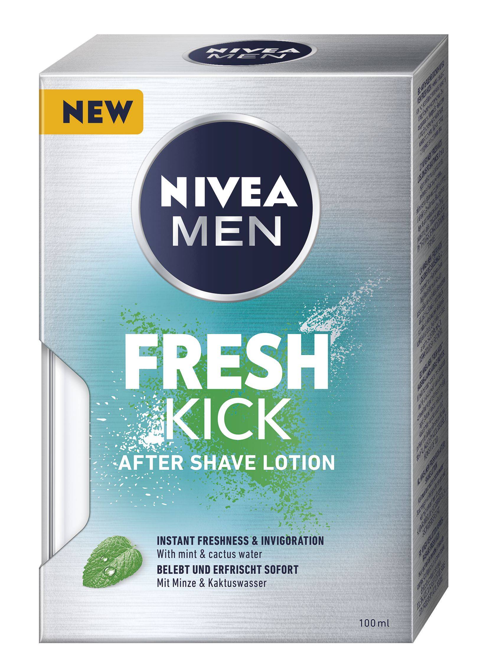 Drogerie a kosmetika - Nivea Men voda po holení Fresh Kick 100 ml