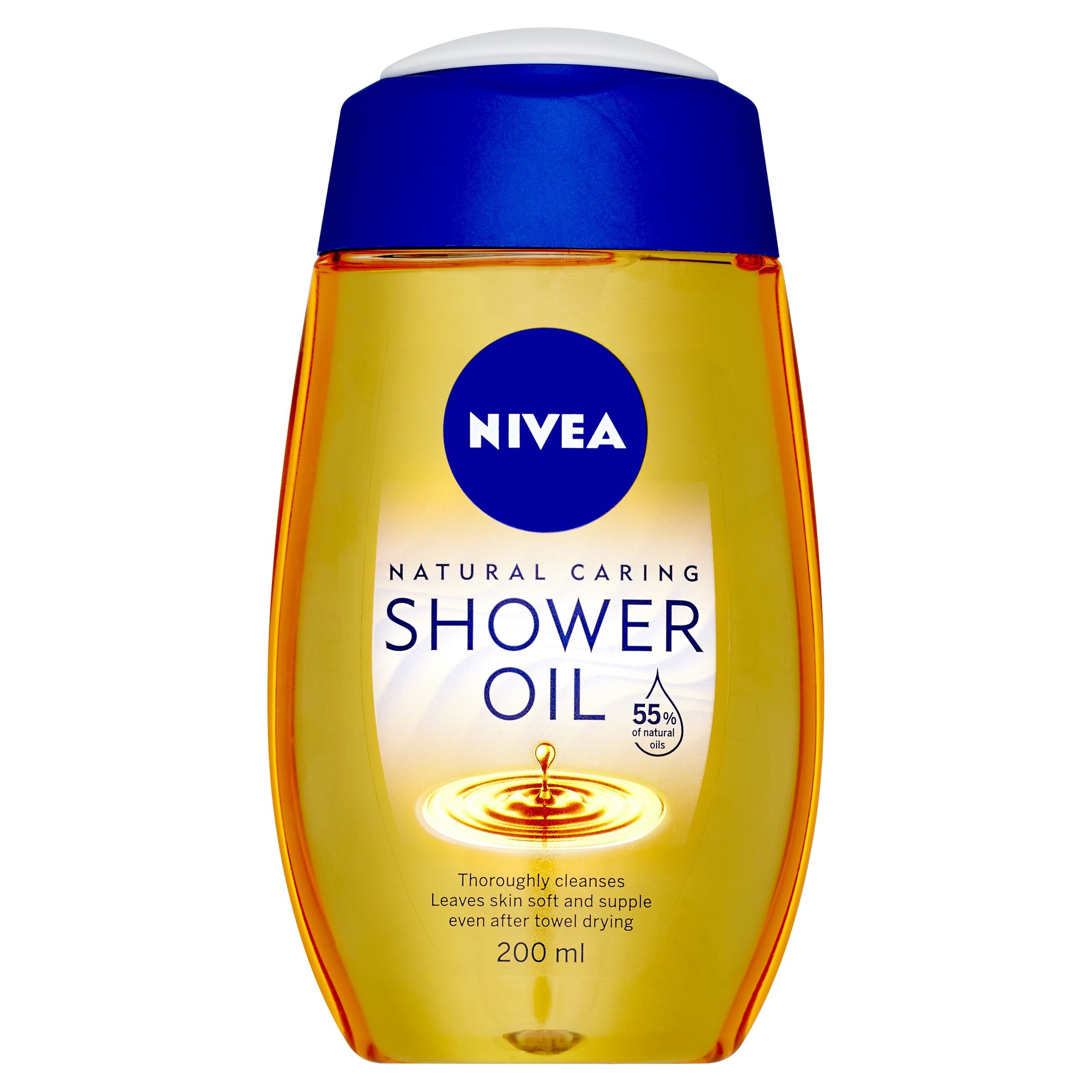 Drogerie a kosmetika - Nivea Natural Pečující sprchový olej 200 ml